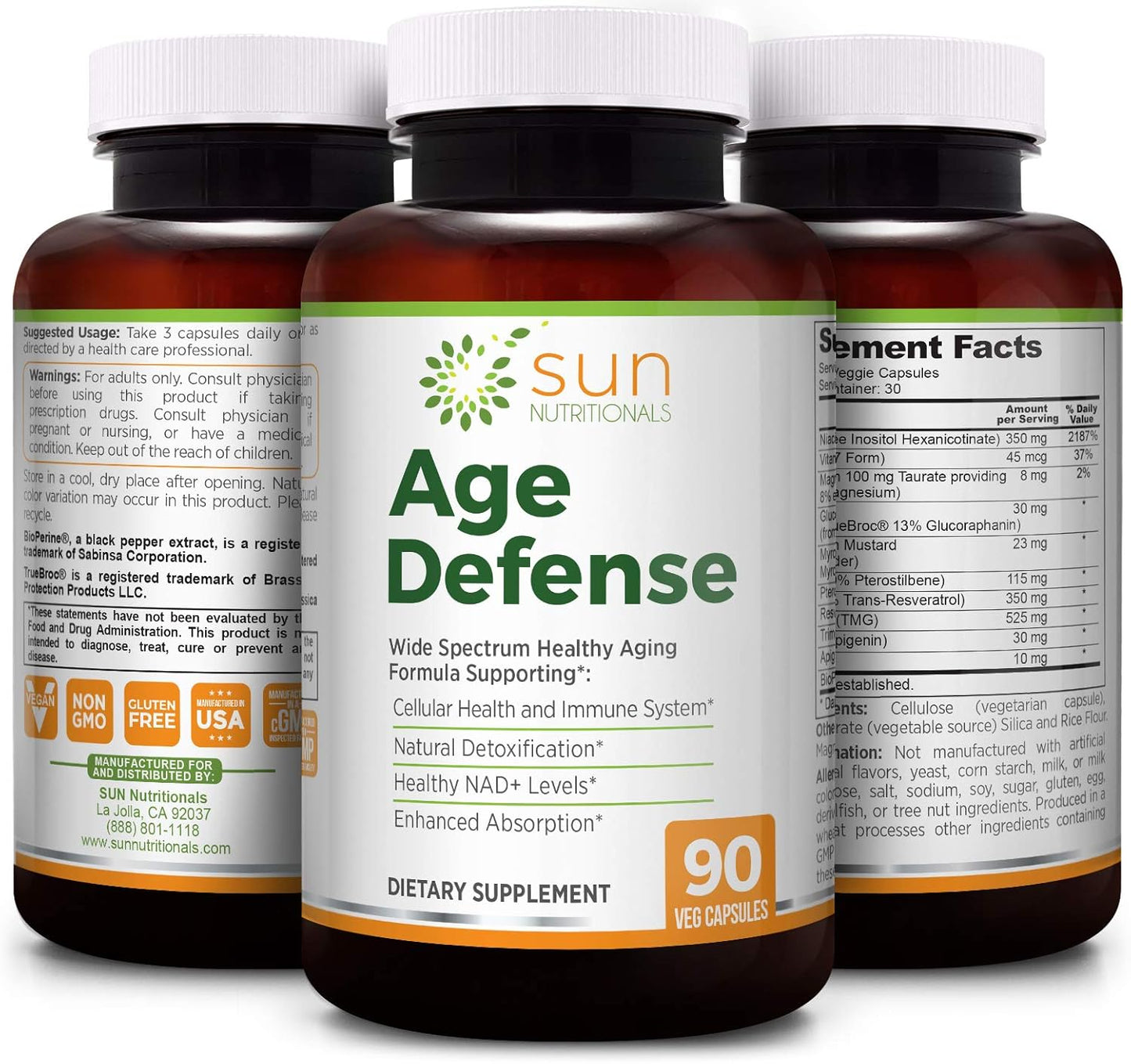 sun-nutritionals-age-defense-supplement-with-sulforaphane-glucoraphanin-nad-apigenin-niacin-tmg-pterostilbene-trans-resveratrol-vitamin-k2-magnesium---90-vcaps-4