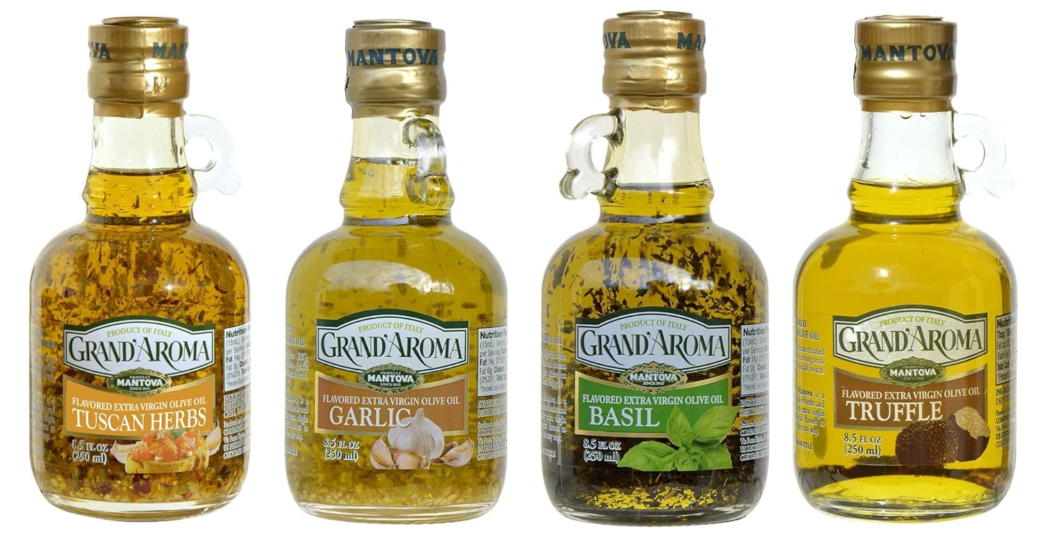 mantova-grandaroma-flavored-extra-virgin-olive-oils-variety-gift-set---cold-pressed-and-100-natural-from-italy---ideal-for-grilling-bbq-smoking-and-cooking---heart-healthy---85-oz-2