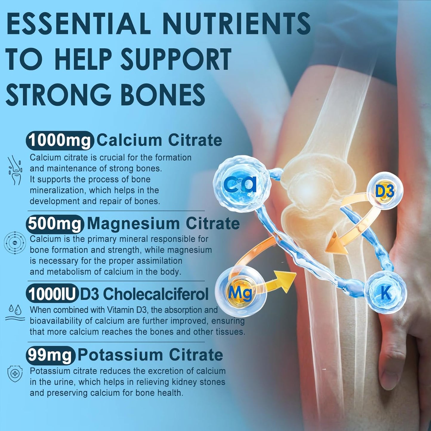 calcium-citrate-gummies-with-vitamin-d3-magnesium-potassium-zinc-b6---bone-strength-muscle-immune-support---sugar-free-vegan-chews-for-women-and-men---60-count-3