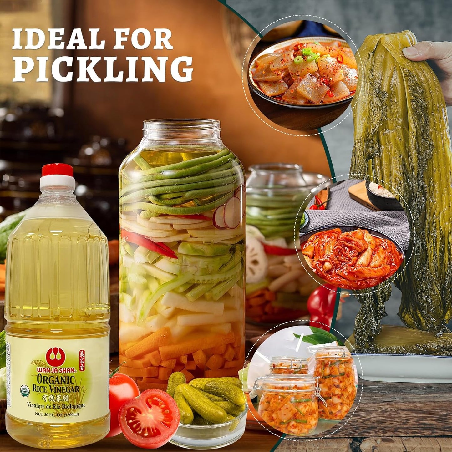 usda-certified-organic-wan-ja-shan-rice-vinegar-50oz---sodium-sugar-and-msg-free-kosher---ideal-for-cooking-sushi-salad---45-acidity---large-size-bottle-for-versatile-use-8