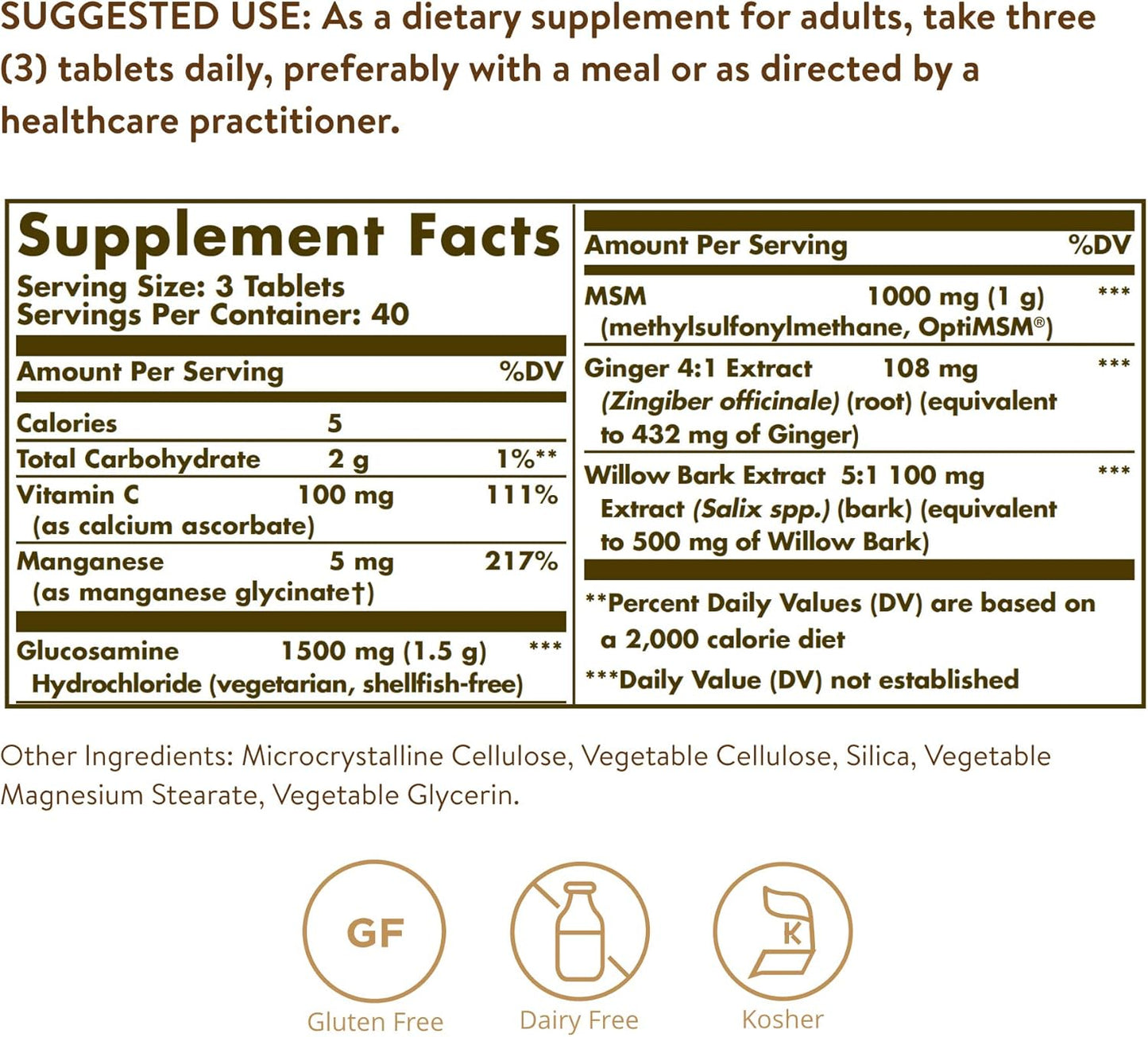 solgar-glucosamine-msm-complex-tablets---supports-joint-health-flexibility-collagen---shellfish-free---gluten-free-dairy-free-kosher---40-servings-2