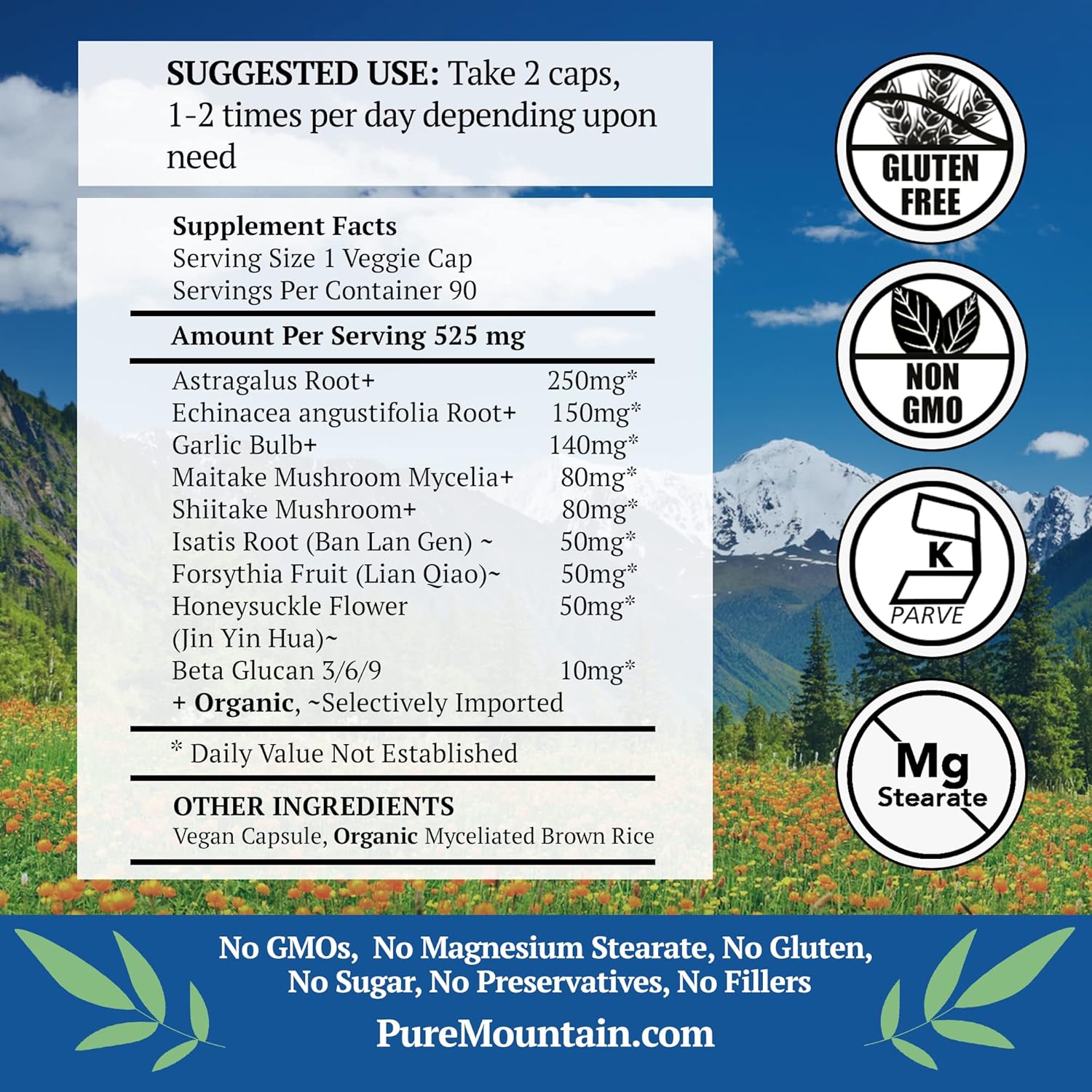 organic-immuno-well-rx-capsules-with-astragalus-echinacea-garlic-shiitake-mushroom-and-beta-glucan---pure-mountain-botanicals-2
