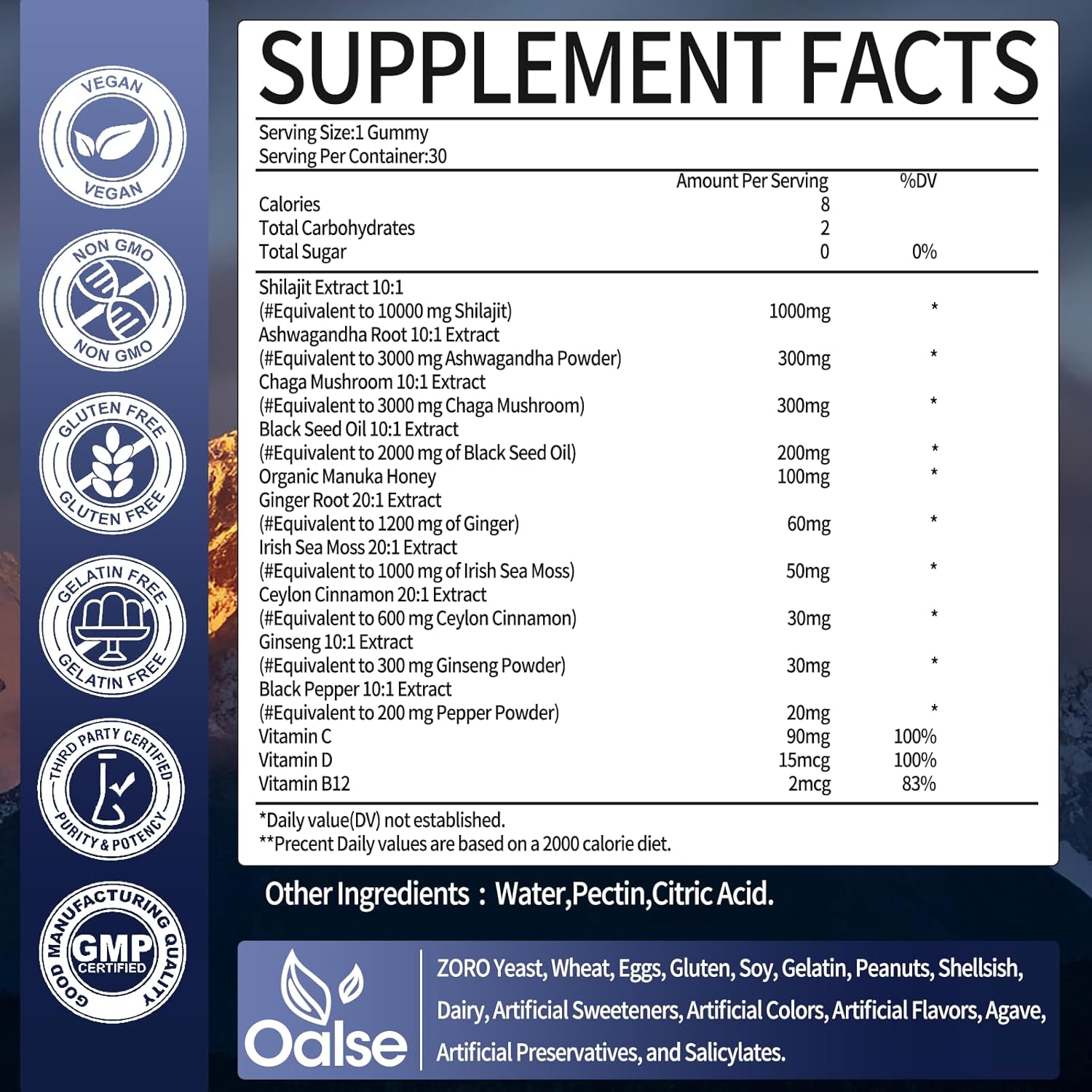premium-oalse-pure-himalayan-shilajit-gummies---18000mg-60-fulvic-acid-85-trace-minerals---1-pack-3