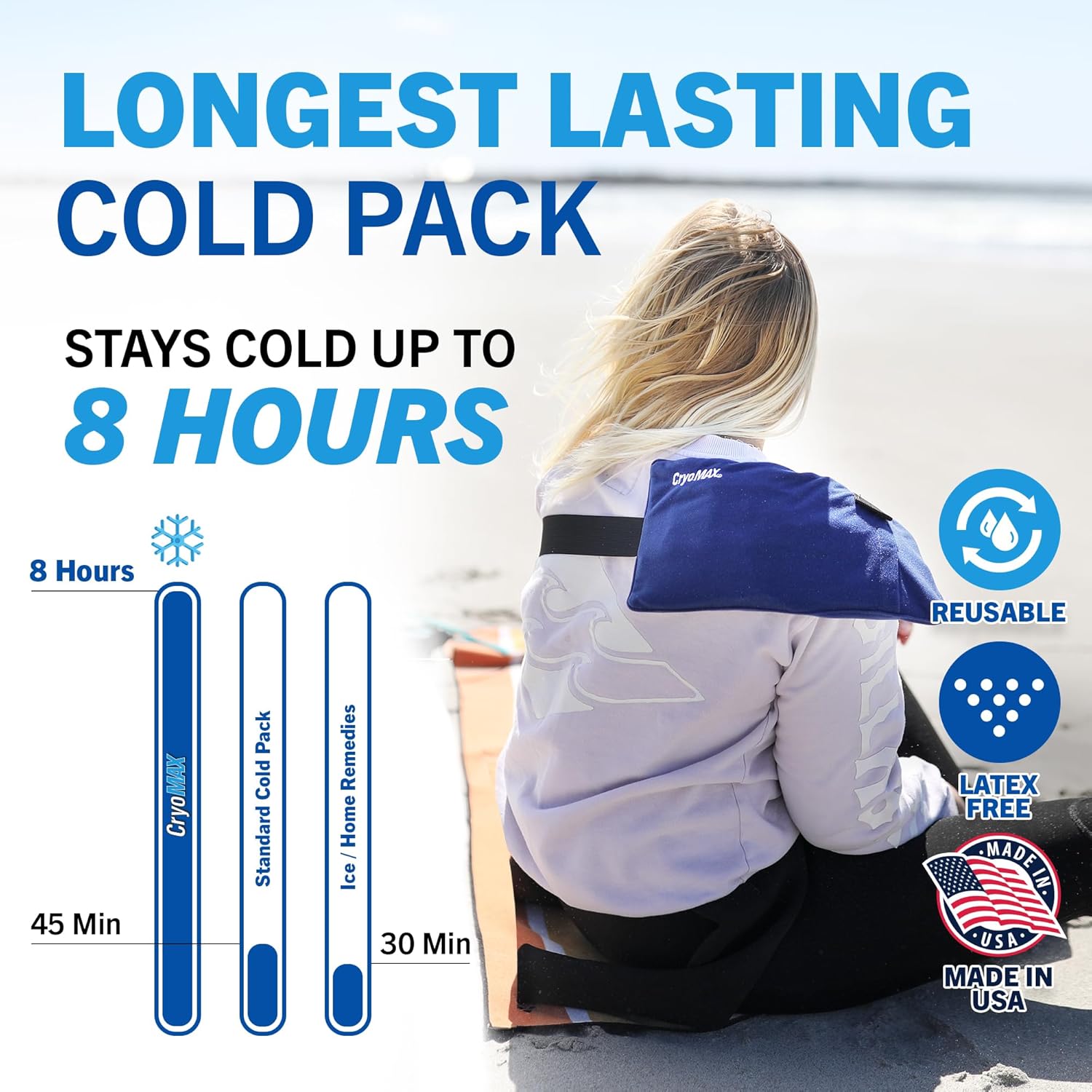medium-cryo-max-cold-pack---8-hour-reusable-cold-therapy-ice-pack-for-elbows-knees-neck---6-x-12-size---single-count-3