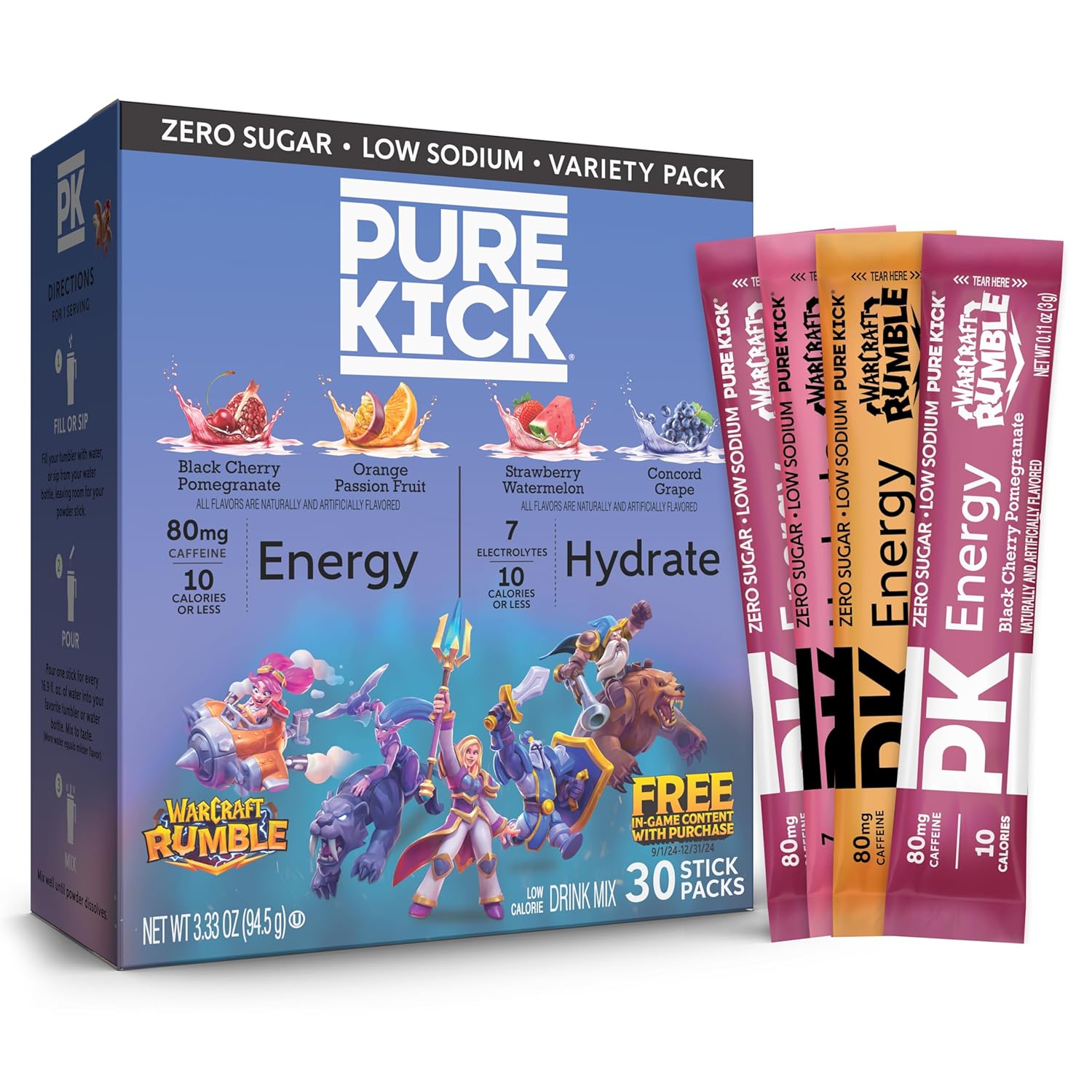 warcraft-rumble-limited-edition-energy-hydration-drink-mix-variety-pack---black-cherry-pomegranate-orange-passion-fruit-strawberry-watermelon-concord-grape---30-packets-1