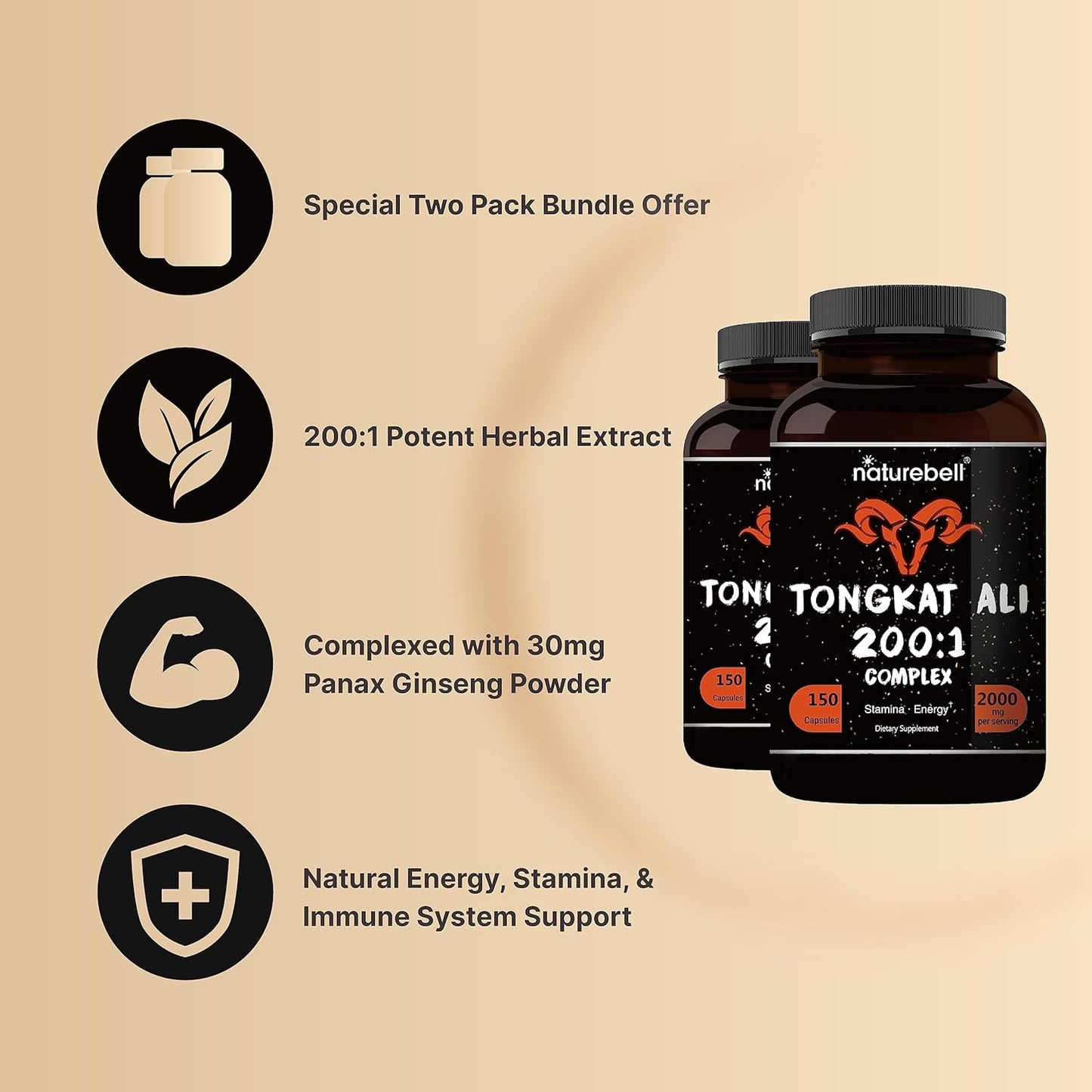 indonesia-origin-tongkat-ali-2001-extract-2000mg-for-men-with-panax-ginseng---energy-stamina-male-health-support---150-count-pack-of-2-4