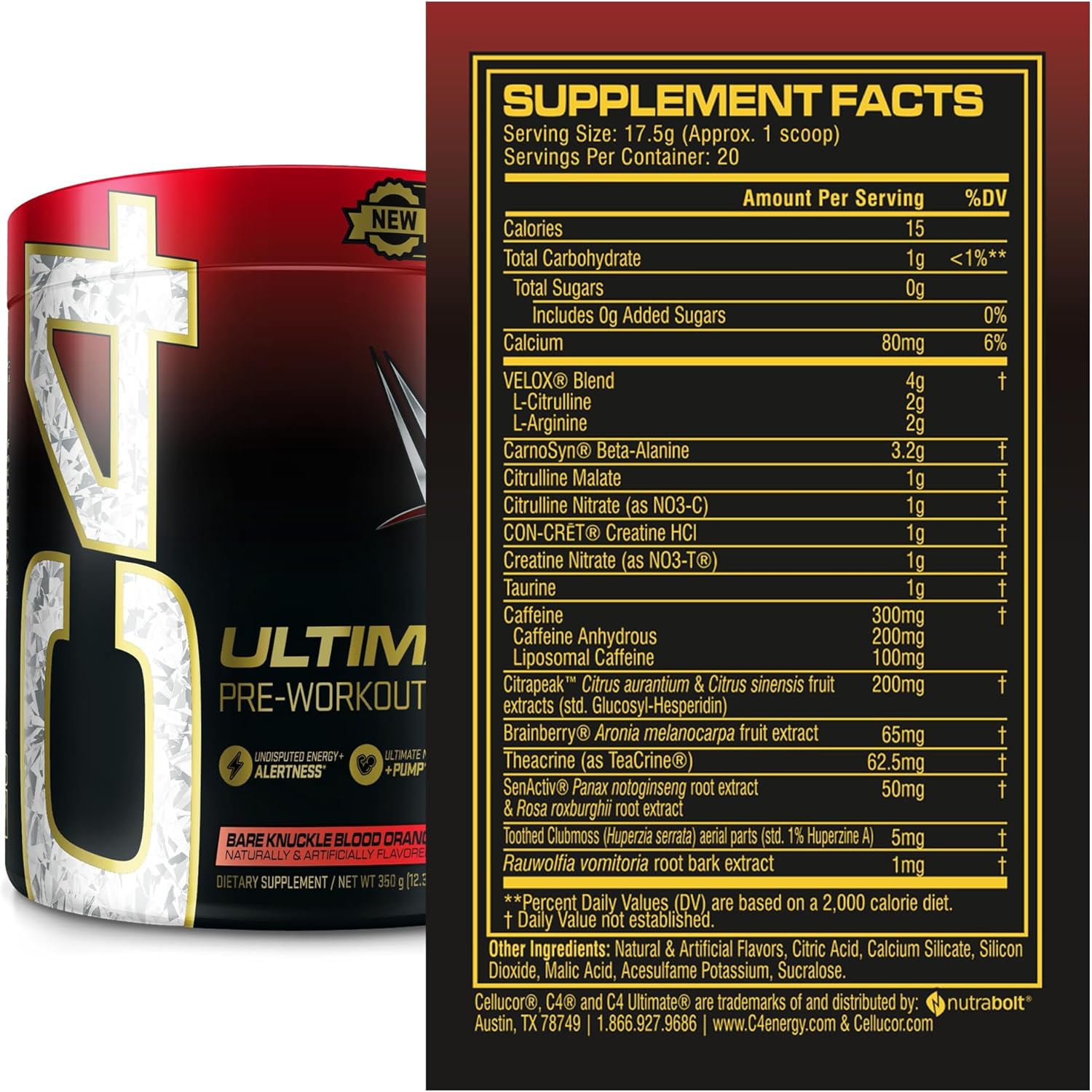sugar-free-cellucor-c4-ultimate-pre-workout-powder---bare-knuckle-blood-orange-flavor---energy-supplement-for-men-women-with-300mg-caffeine-32g-beta-alanine-2-patented-creatines---20-servings-3