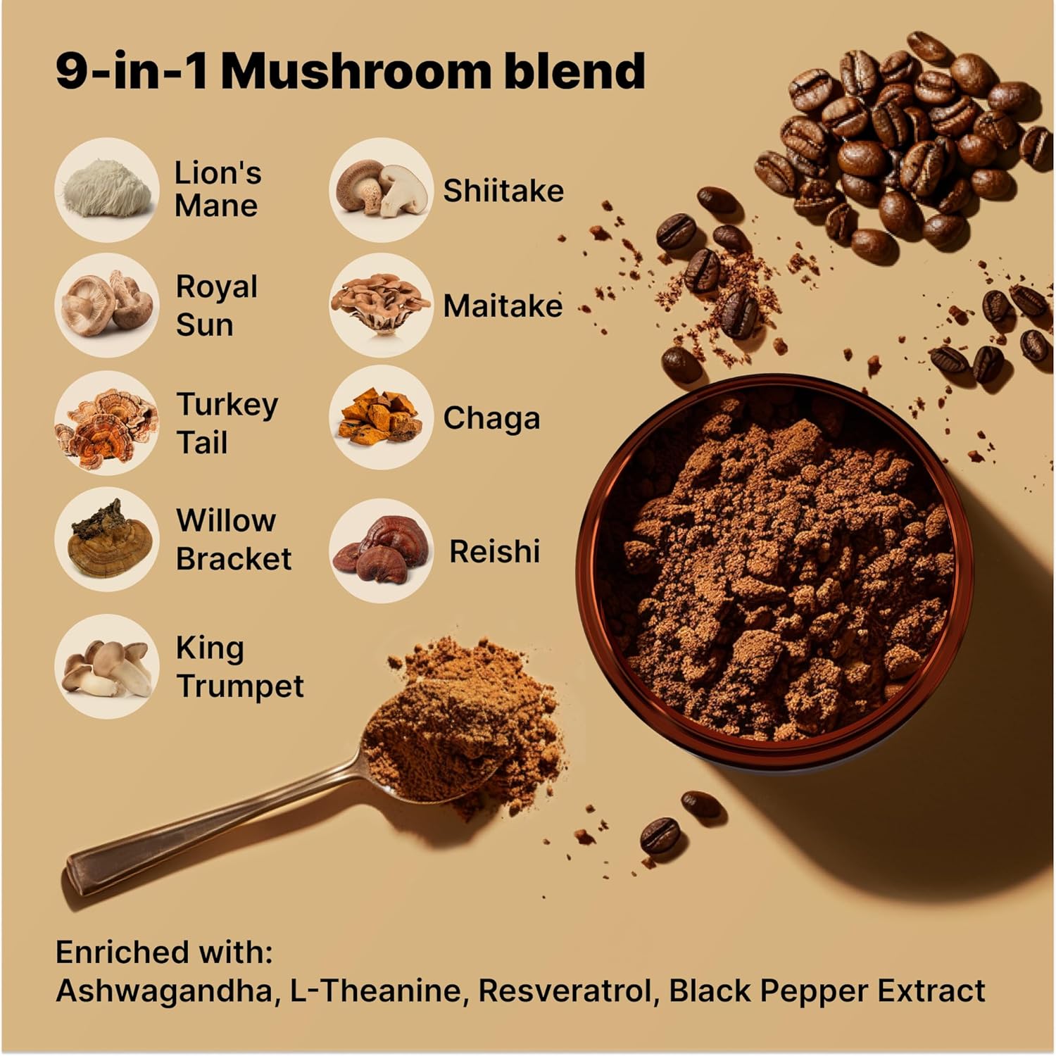 medium-dark-roast-coffee-with-9-adaptogen-mix---immunity-boosting-mushroom-blend---chaga-lions-mane-essential-vitamins---gluten-and-sugar-free---quick-brew-3
