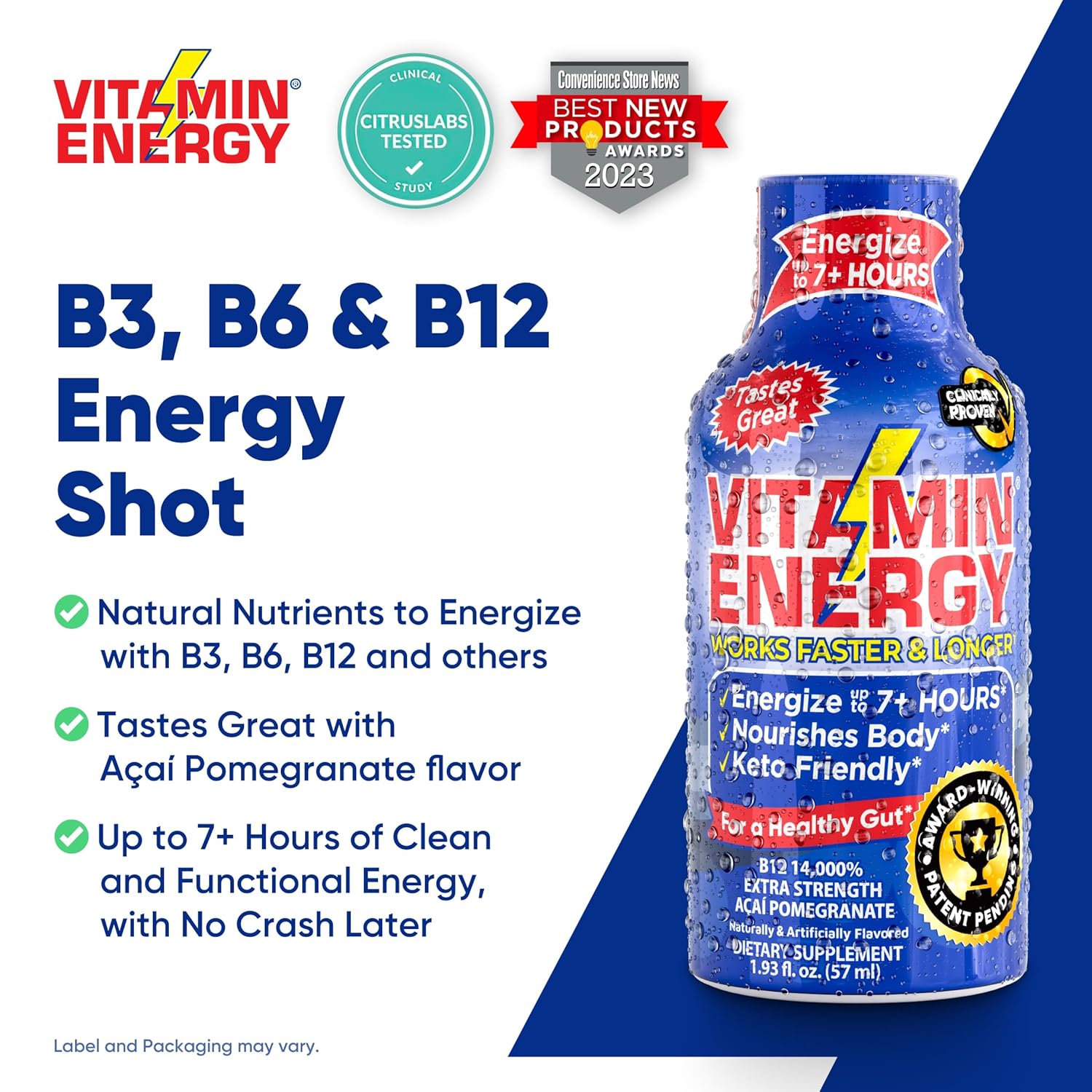 natural-vitamin-b12-energy-shots-for-long-lasting-energy-focus---sugar-free-carb-free-supplement-with-vitamins-b6-b12---acai-pomegranate-flavor---193-fl-oz-x-12-pack-2