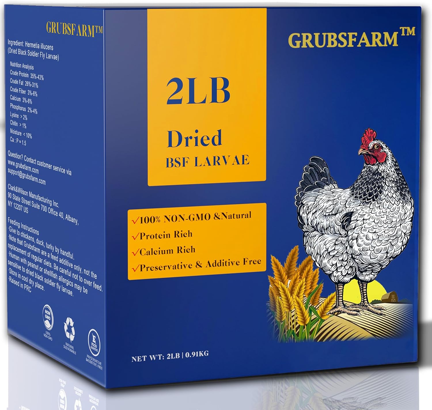 premium-bsf-larvae-chicken-treats-2lbs---non-gmo-high-calcium---molting-laying-supplement---for-layer-hens-ducks-wild-birds---superior-to-dried-mealworms-1