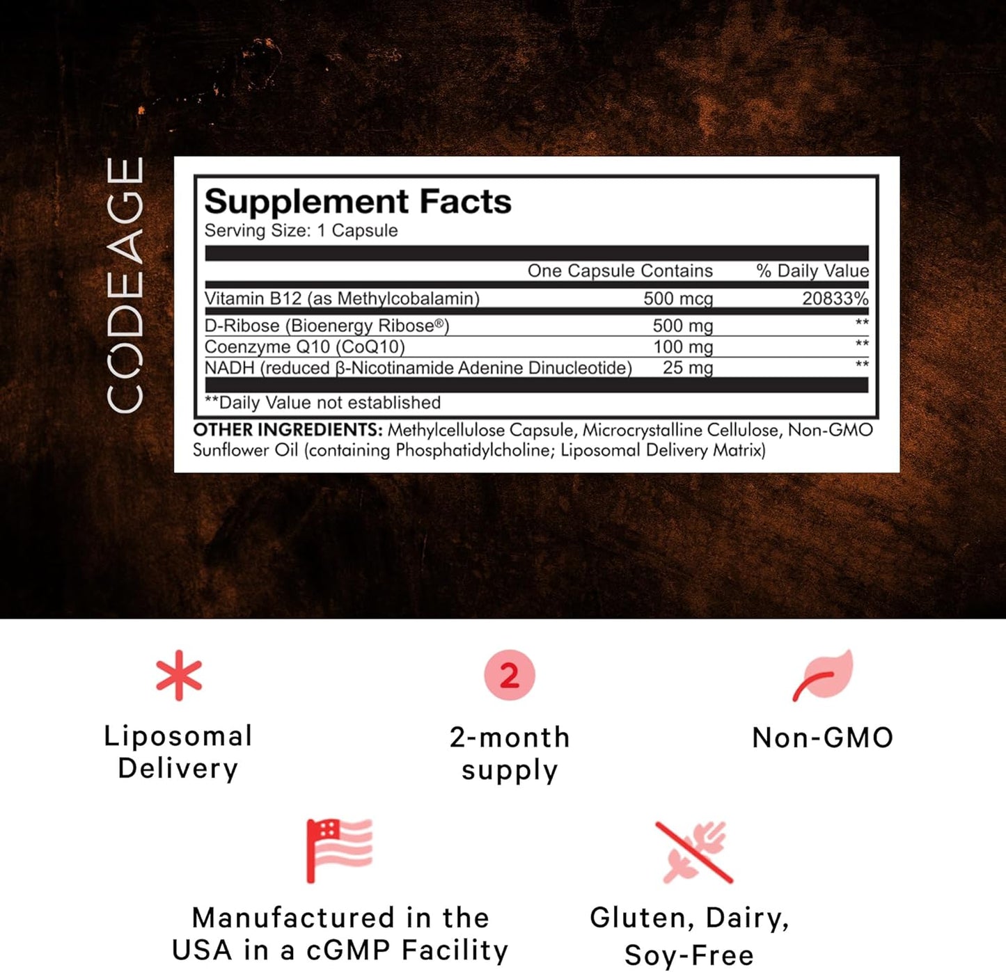 liposomal-nadh-supplement-with-vitamin-b12-d-ribose-coq10---2-month-supply---non-gmo---60-capsules---bioenergy-ribose---liposomal-delivery-2