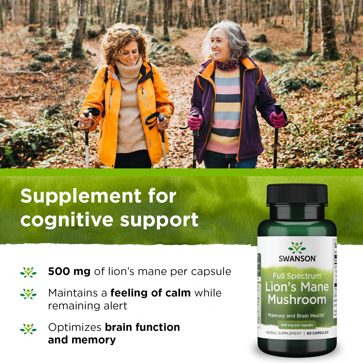 500-mg-lions-mane-mushroom-capsules---60-capsules---cognitive-function-support-supplement-by-swanson-2