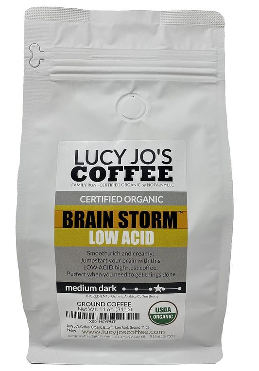 lucy-jos-coffee-organic-brainstorm-medium-dark-roast-ground-11-oz---low-acid-specialty-blend-1