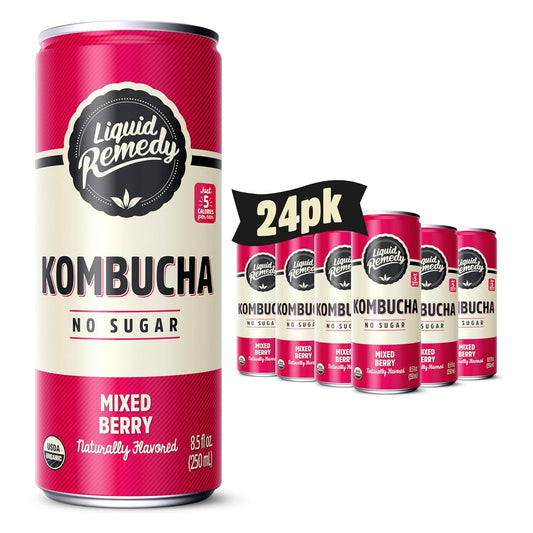 organic-mixed-berry-kombucha-drink---sugar-free-low-calorie-probiotic-tea-alternative-for-gut-health---85-fl-oz-can-24-pack-1
