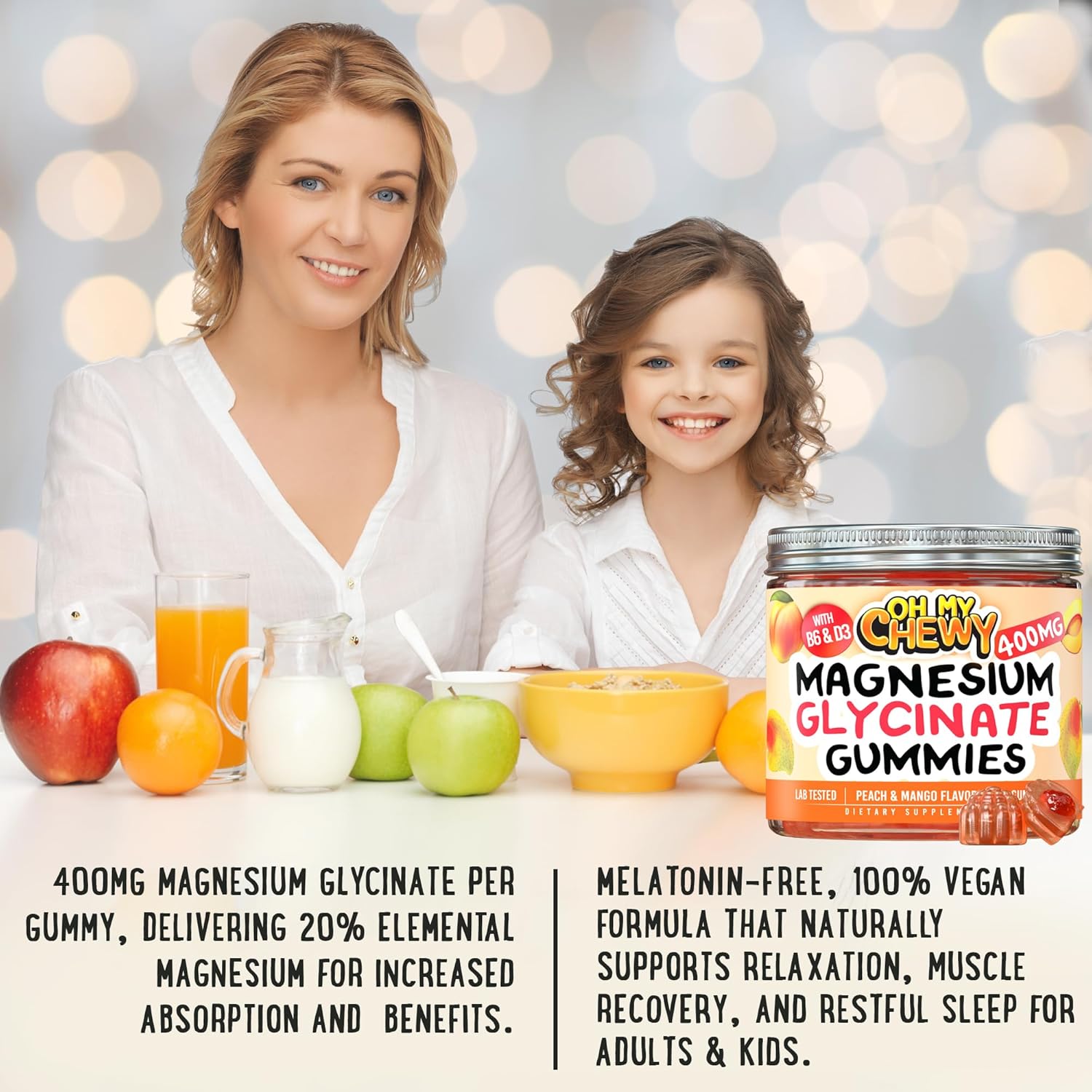 high-absorption-magnesium-glycinate-gummies-400mg-for-sleep-calm-muscle-relaxation---kids-teens-adults---b6-d3---gelatin-free---vegan---120-count-8