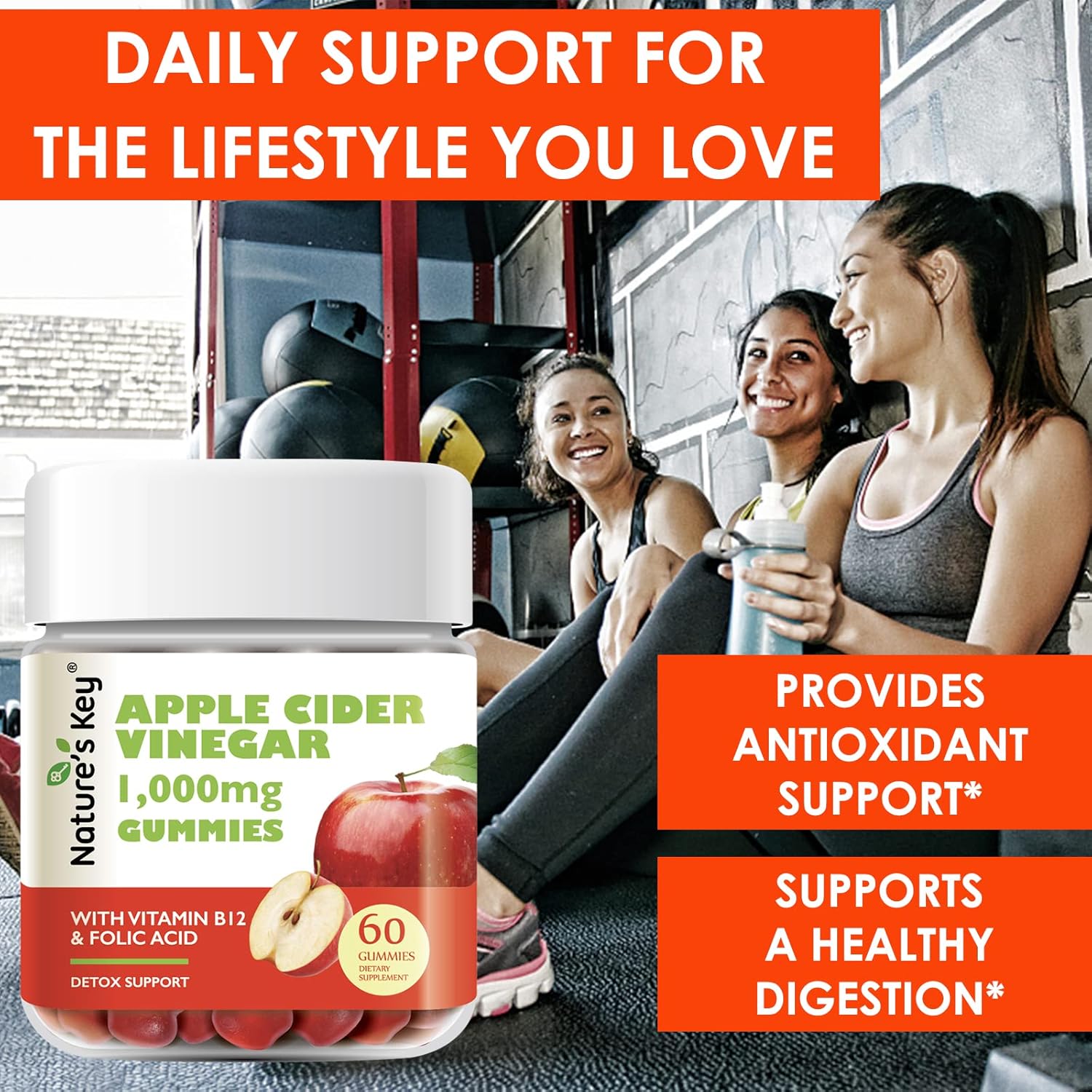 apple-cider-vinegar-gummies-1000mg---60-count-for-weight-loss-digestion---vegan-non-gmo-gluten-free-with-folic-acid-b6-b12-beetroot-pomegranate---natural-detox-cleanse-2