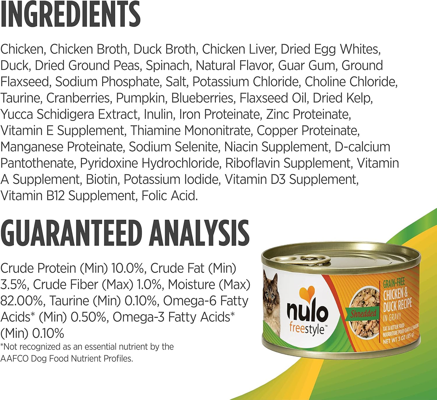 nulo-freestyle-shredded-wet-cat-food-variety-bundle---3-oz-cans---chicken-duck-beef-rainbow-trout-turkey-halibut---12-pack-4
