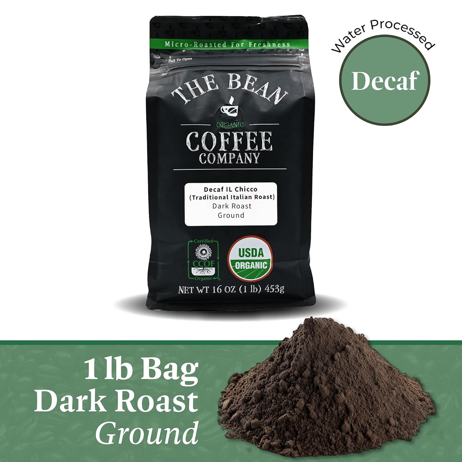 organic-water-processed-decaf-il-chicco-ground-coffee-16oz-bag---dark-roast-by-the-bean-coffee-company-2