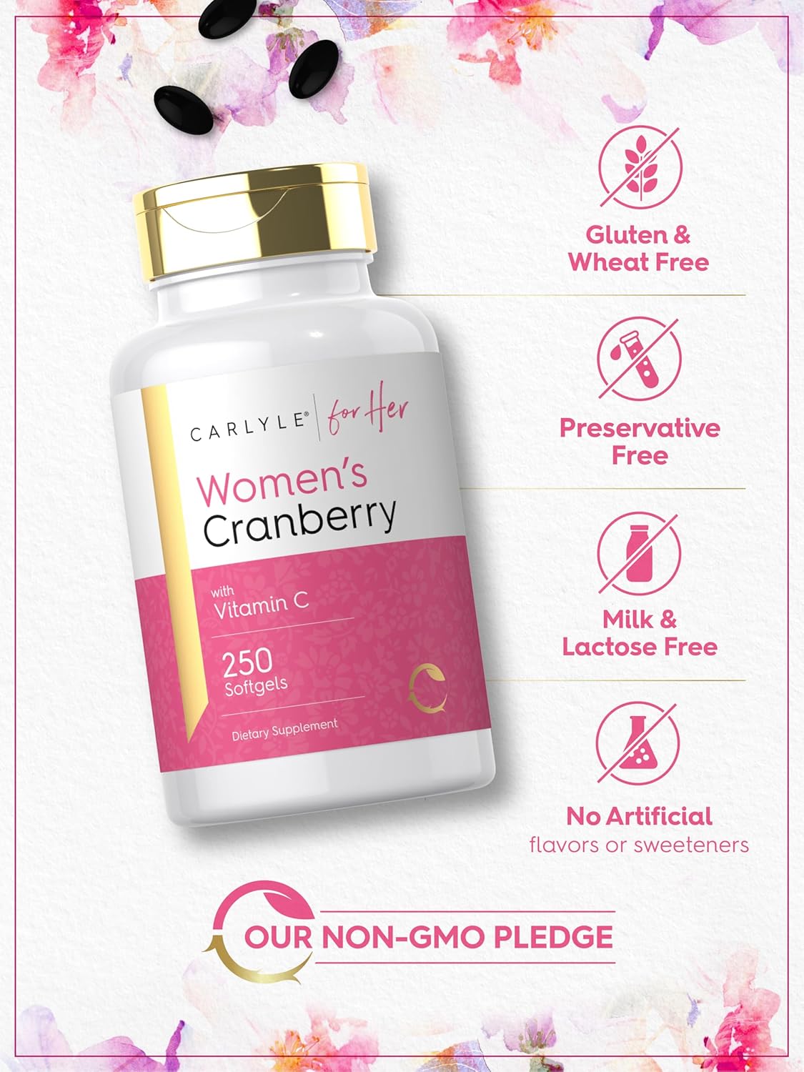 carlyle-cranberry-supplement-softgels-for-women---250-count-with-vitamin-c---non-gmo-gluten-free---female-health-formula-5