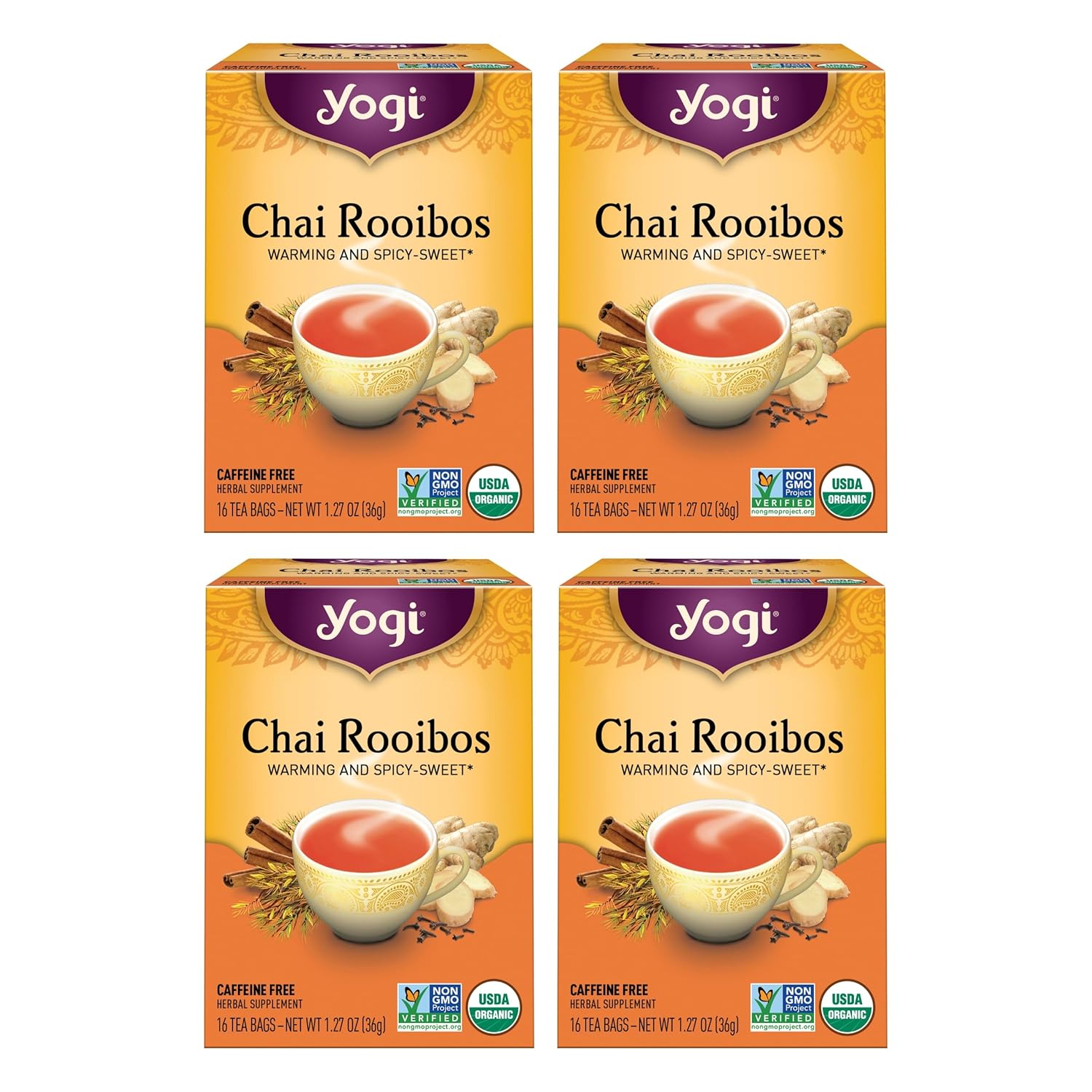 spiced-organic-rooibos-chai-tea-bags---64-bags-total---antioxidant-rich-caffeine-free---blend-of-cardamom-cinnamon-ginger-and-clove-1