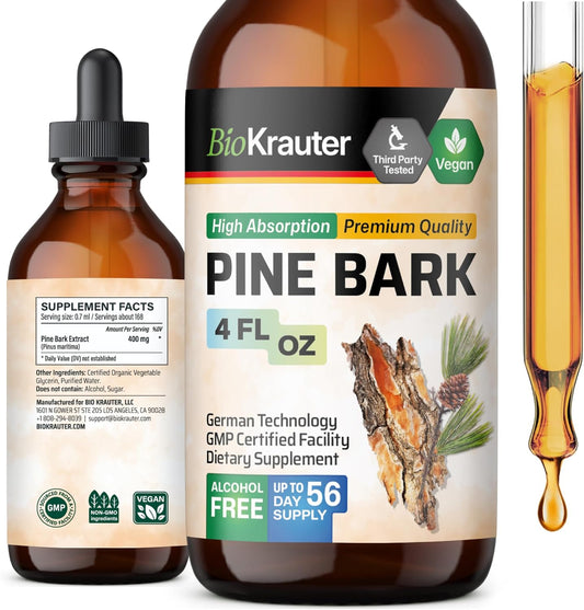 french-maritime-pine-bark-extract-liquid-supplement---400mg-antioxidant-drops---vegan-alcohol-sugar-free---4-fl-oz-1