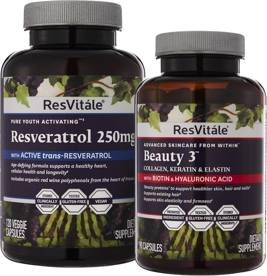 resvitale-beauty-3-skin-care-supplement---collagen-keratin-elastin---90-capsules-resvitle-resveratrol-250mg---men-and-women---120-veggie-capsules-1