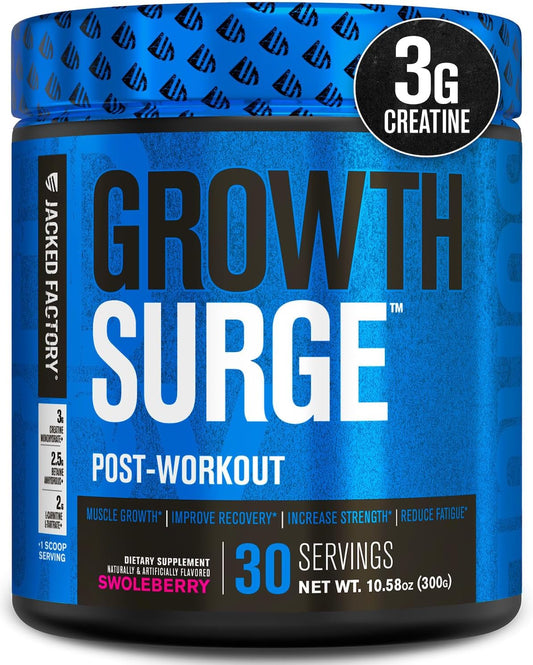 growth-surge-creatine-post-workout-supplement-with-l-carnitine---muscle-builder-recovery-aid-with-creatine-monohydrate-betaine-l-carnitine-l-tartrate---30-servings-swoleberry-flavor-1