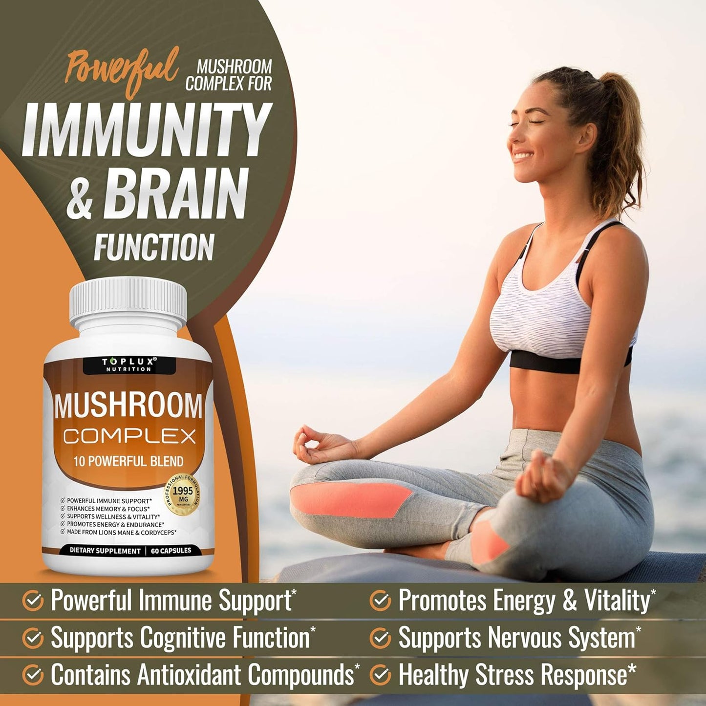 organic-mushroom-supplement-blend-for-immune-support-memory-focus-and-energy---lions-mane-cordyceps-reishi-chaga---60-capsules-by-toplux-3