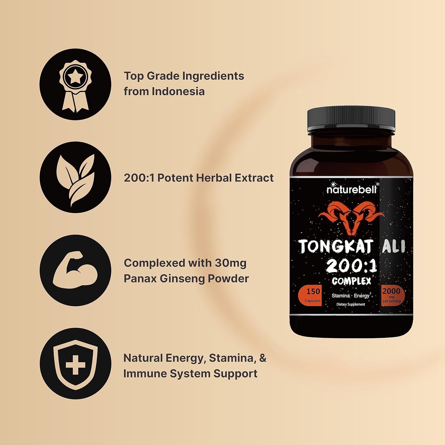high-potency-tongkat-ali-2001-extract-capsules-for-men---2000mg-per-serving---indonesian-eurycoma-longifolia-with-panax-ginseng---energy-stamina-male-health-support---150-capsules-4