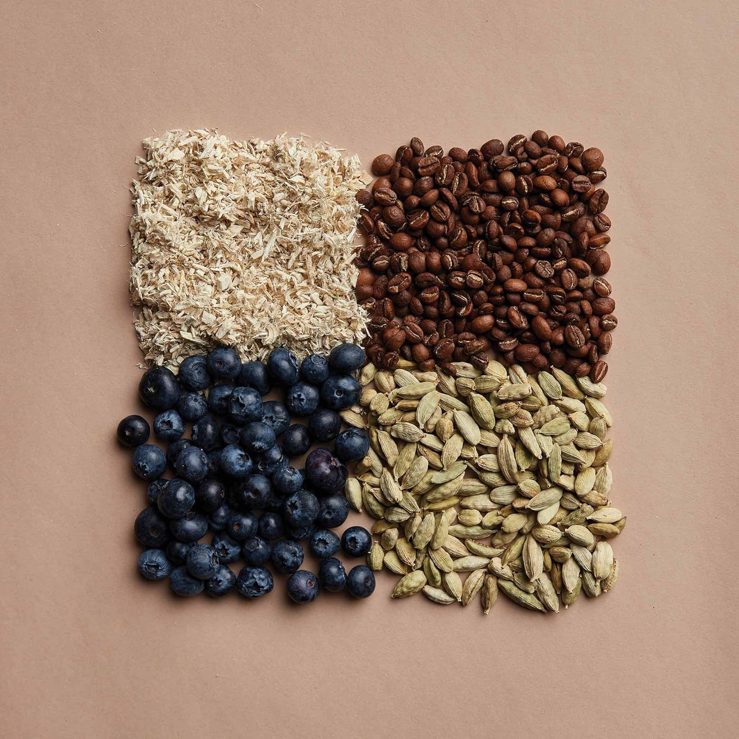 Organic Medium Roast Caffeinated Soothe Coffee with Stomach-Friendly Ingredients - 12 oz Bag - Marshmallow Root, Cardamom, Blueberry Powder - Laird Superfood - Espot.com.au