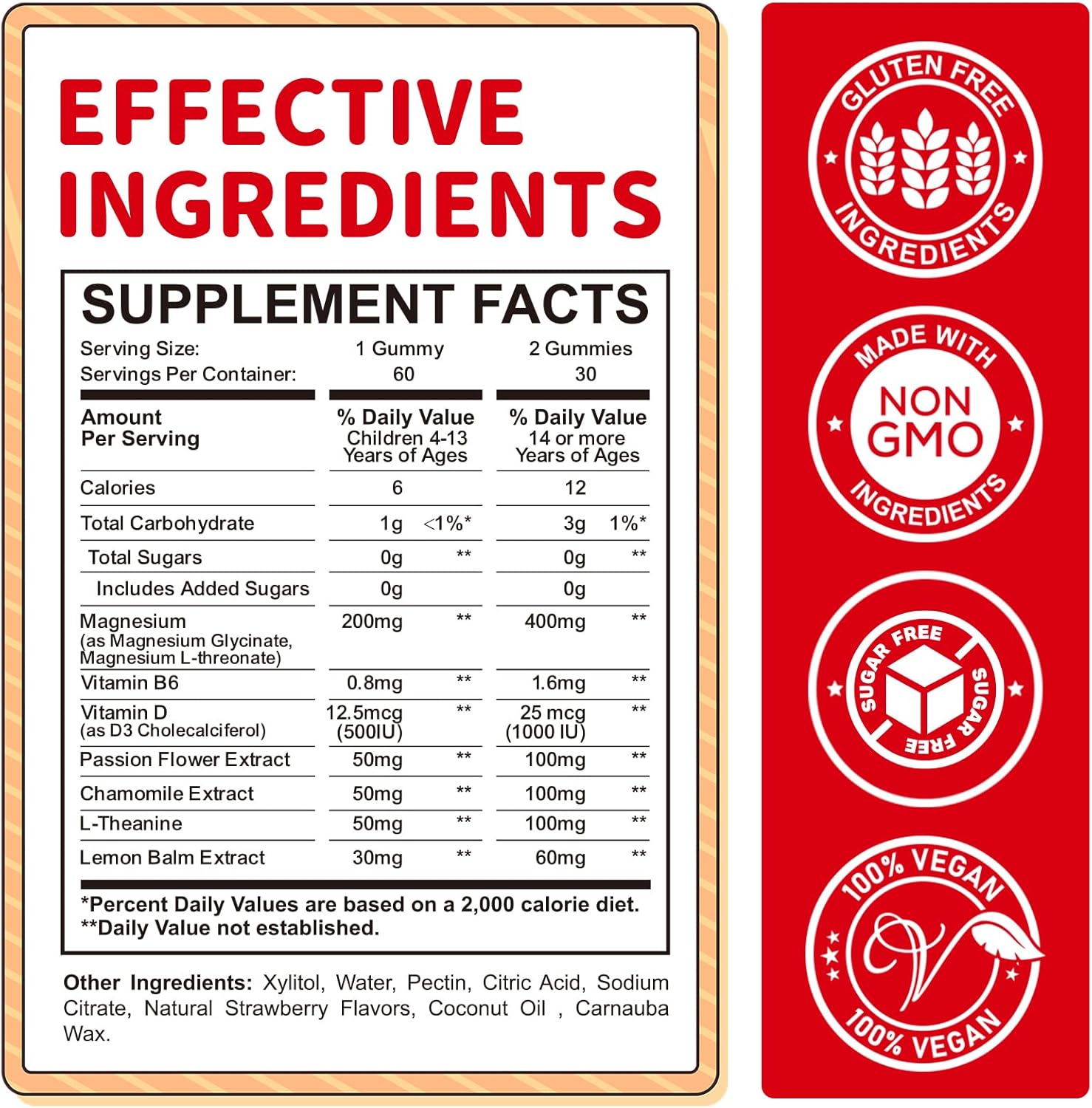 sugar-free-magnesium-gummies-for-kids-adults---calming-supplement-with-magnesium-glycinate-l-theanine-vitamin-b6-d3-for-sleep-relaxation-brain-bones-support---strawberry-flavor---60-count-2