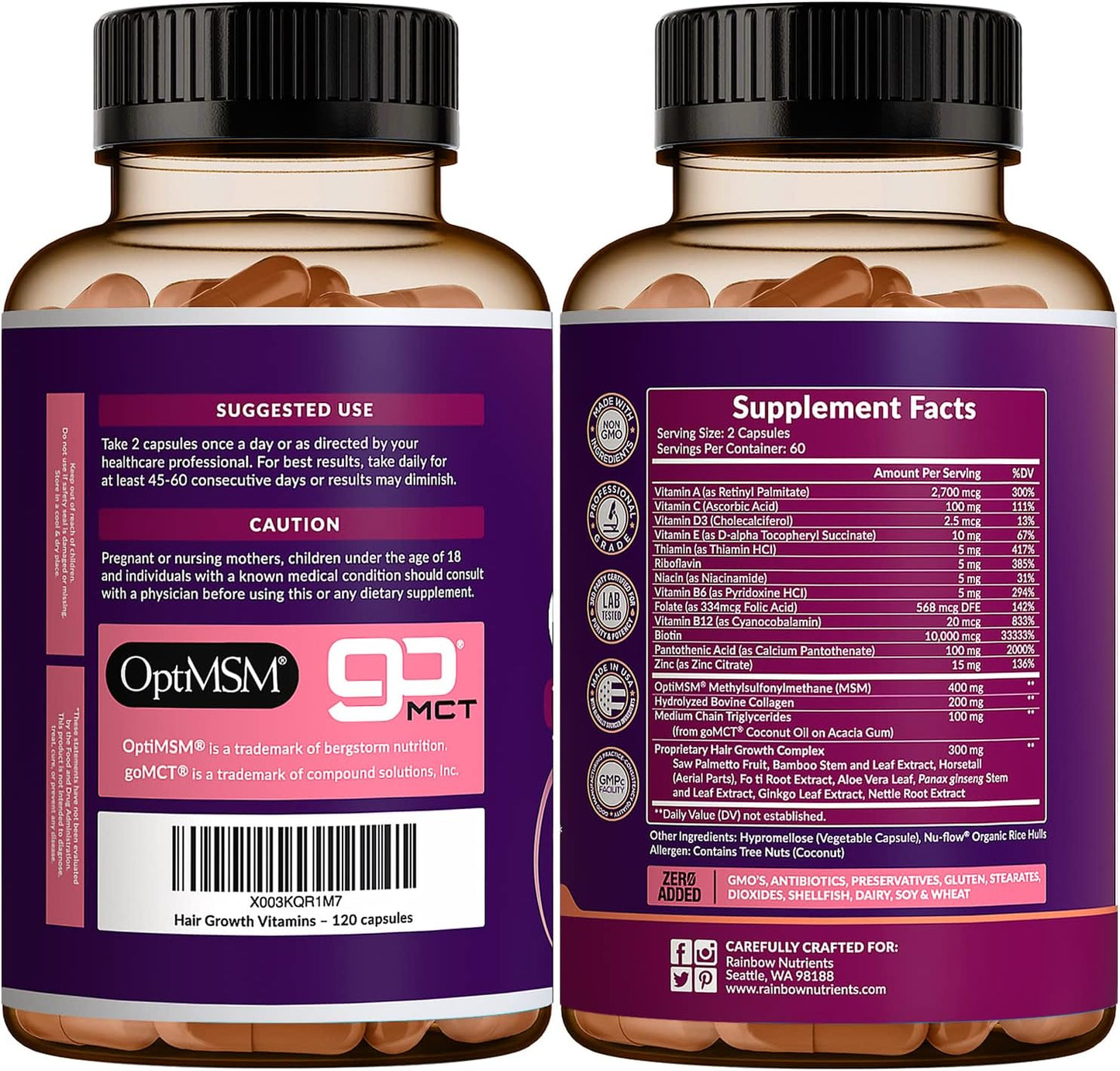 womens-hair-growth-vitamins-with-biotin-collagen-optimsm-gomct-saw-palmetto---regrow-stronger-healthier-hair-skin-nails---stop-hair-loss---60-day-supply-by-rainbow-nutrients-llc-8