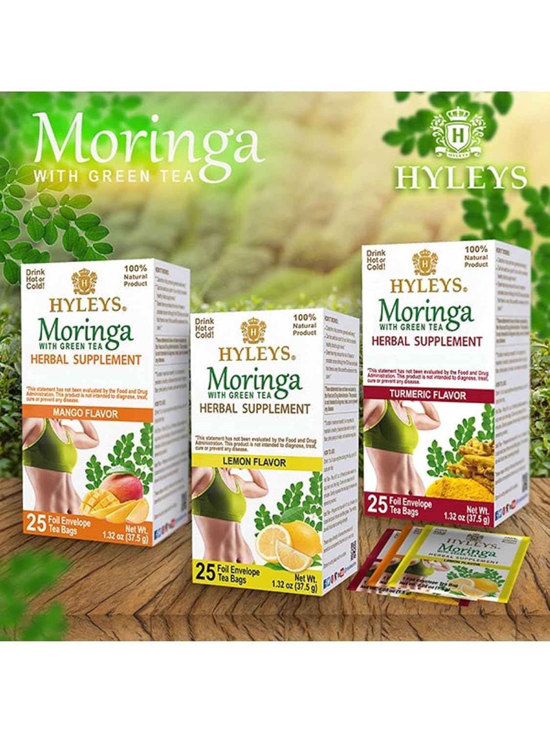 mango-flavored-moringa-oleifera-green-tea---25-tea-bags---superfood-miracle-tree-tea-with-dried-leaves-6