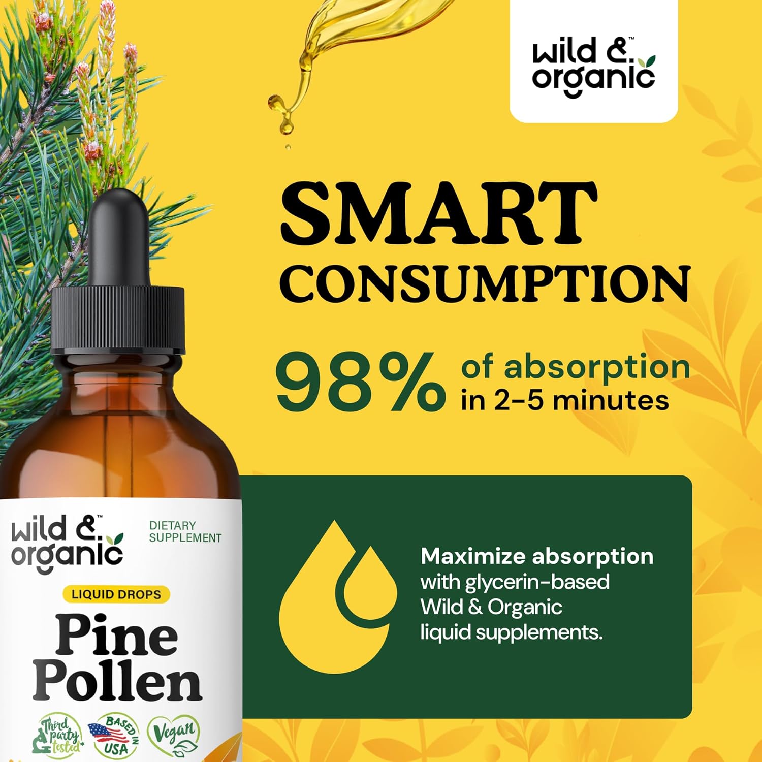 organic-pine-pollen-tincture---liquid-drops-for-men-women---vegan-sugar-alcohol-free-supplement---4-fl-oz-4