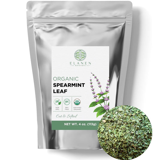 organic-spearmint-leaves-4-oz---usda-certified-loose-leaf-tea-dry-mint-cut-sifted---elanen-naturals-1