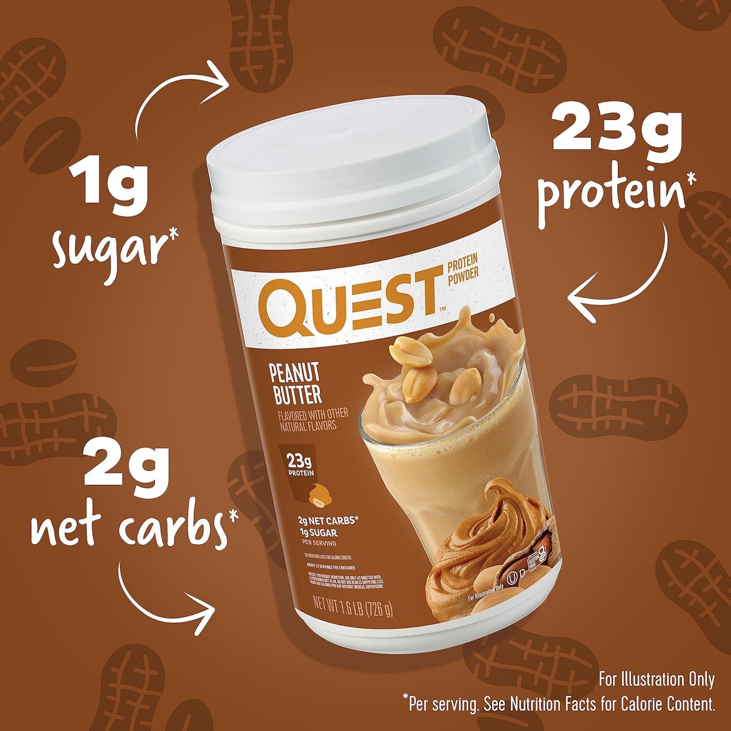 quest-nutrition-peanut-butter-protein-powder---23g-protein-1g-sugar-low-carb-gluten-free---16lb-23-servings-2