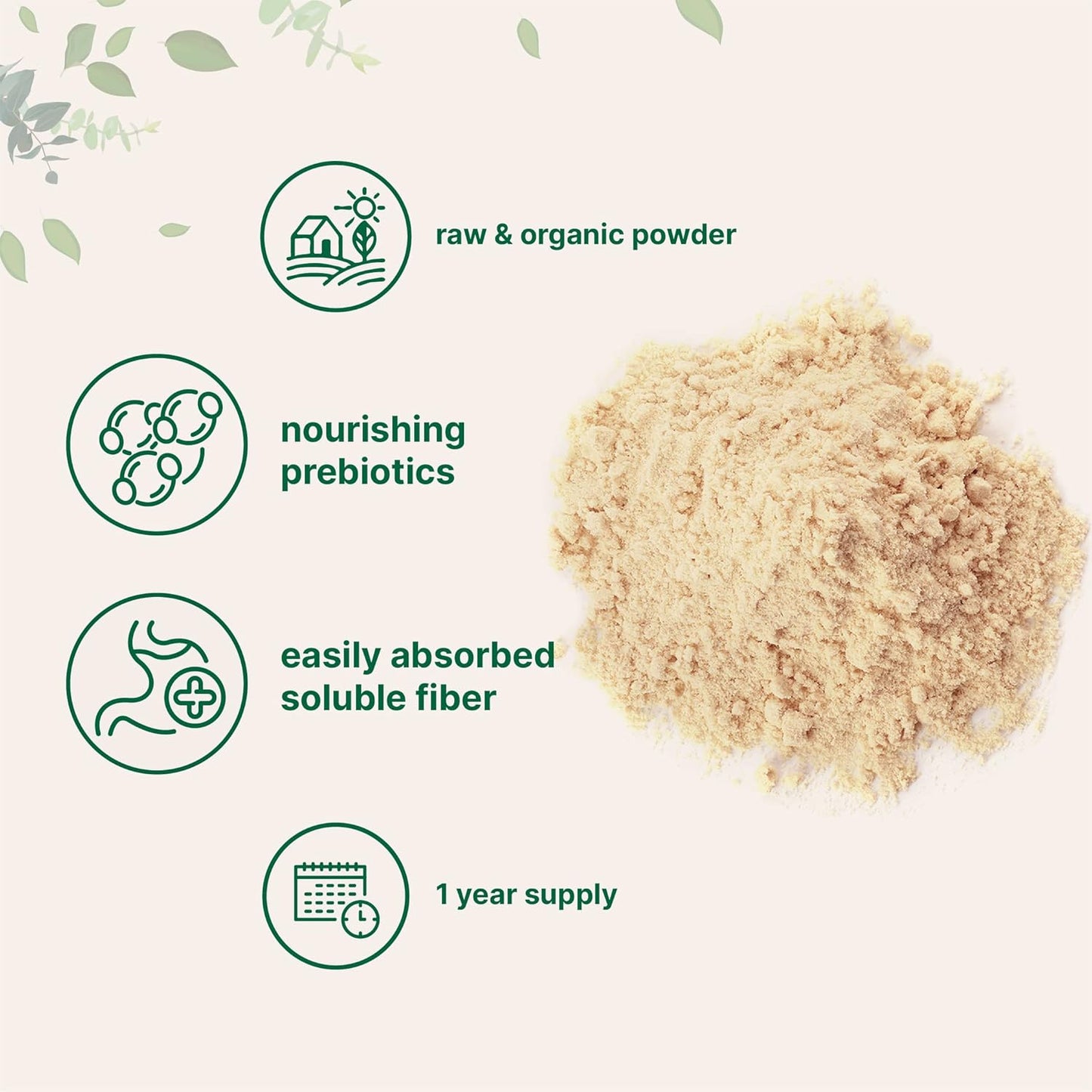 2lb-micro-ingredients-organic-acacia-senegal-powder---instant-soluble-fiber-plant-based-prebiotic-superfood-for-gut-health---non-gmo-gluten-free-vegan---32oz-3