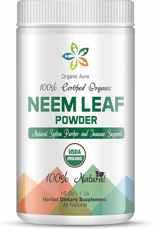 usda-certified-organic-neem-leaf-powder---100-pure-raw-green-neem-for-immune-support-skin-hair-antioxidants-and-detox---by-organic-aura-international-1