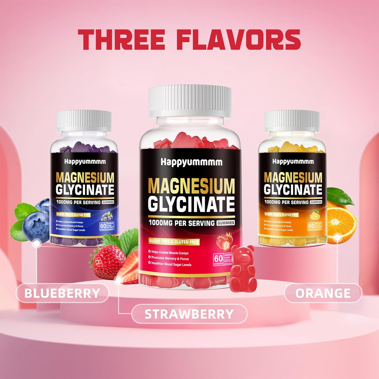 happyummmm-magnesium-glycinate-gummies-1000mg---sugar-free-supplement-with-vitamin-d-b6-coq10-for-calm-mood-sleep-support---60-strawberry-gummies-8