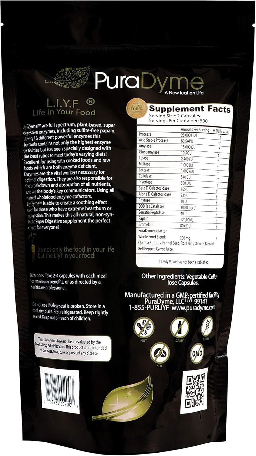 lou-corona-puradyme-liyfzyme-1000-veggie-capsules---digestive-enzyme-supplement-for-optimal-gut-health-digestion-2