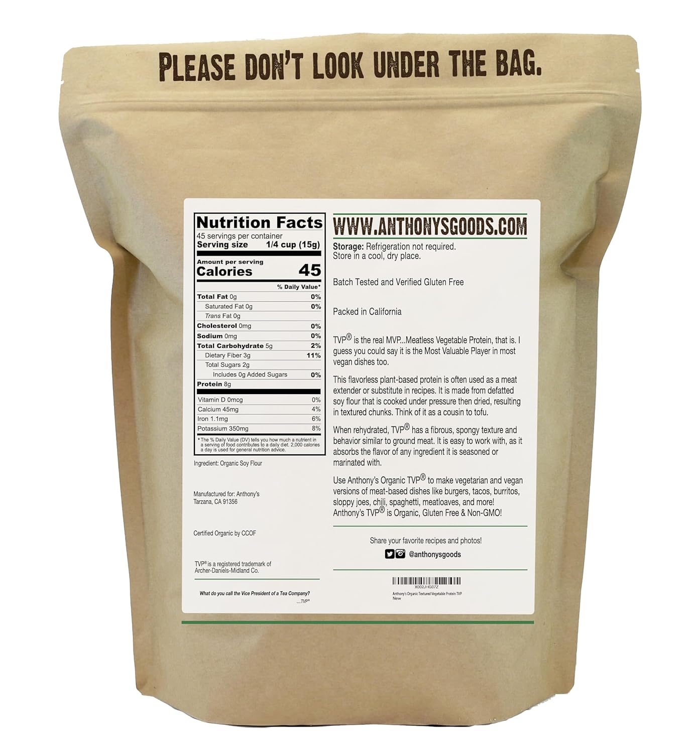 organic-tvp-by-anthony-15lb-gluten-free-vegan-protein-made-in-usa-unflavored-2