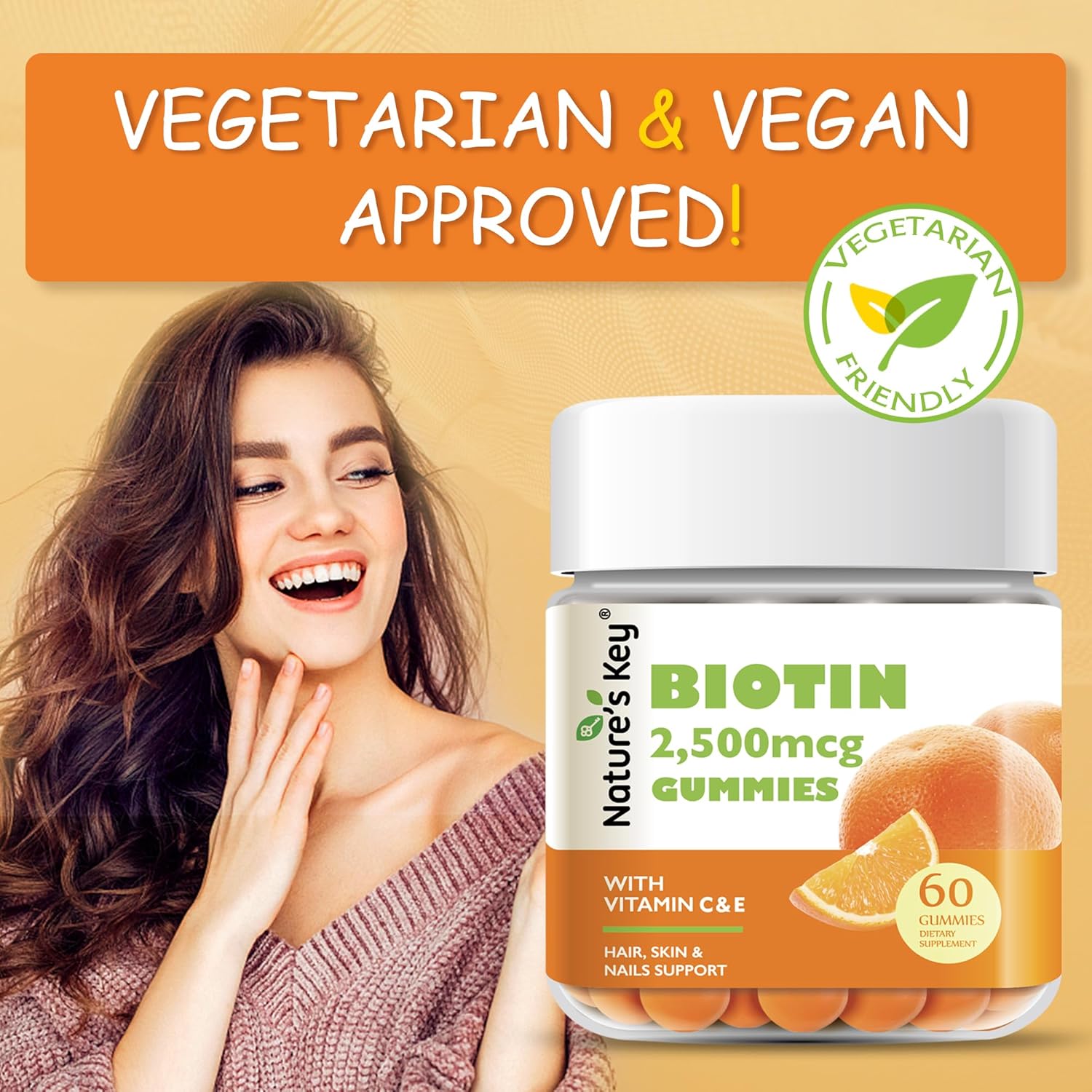 vegan-biotin-gummies-with-vitamin-c-e-for-hair-nails-skin---60-count-orange-flavored-supplement-for-women-men-and-kids-2