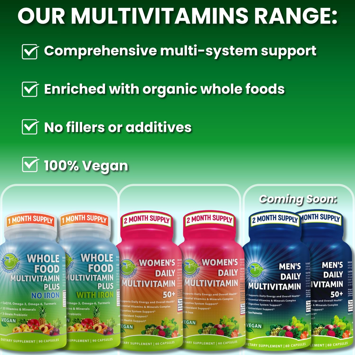 vegan-whole-food-multivitamin-with-iron-for-women-and-men---90-count-non-gmo-made-with-fruits-vegetables-b-complex-probiotics-enzymes-coq10-omegas-turmeric---supplements-studio-2