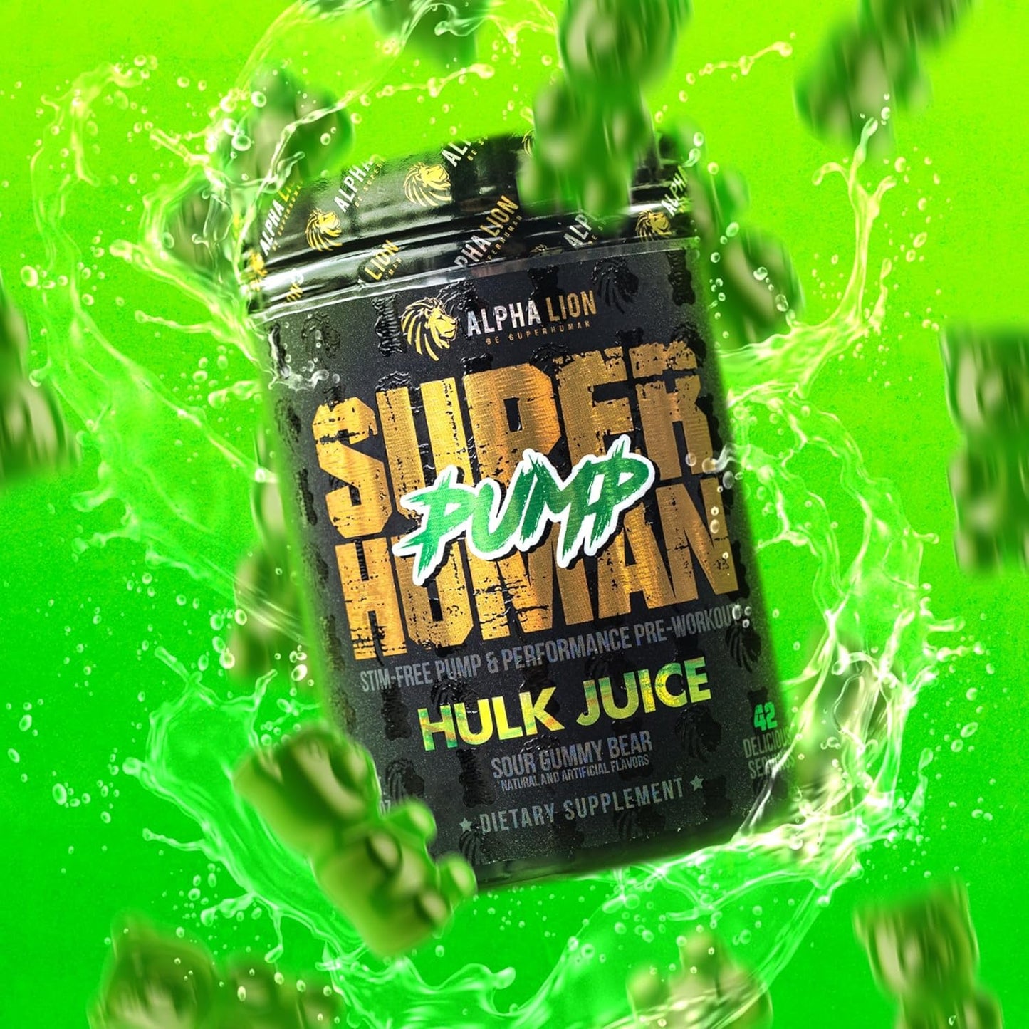 superhuman-pump-pre-workout-powder---nootropic-stimulant-free-supplement-for-nitric-oxide-boost-muscle-gain-energy-focus---42-servings-hulk-juice-flavor-9