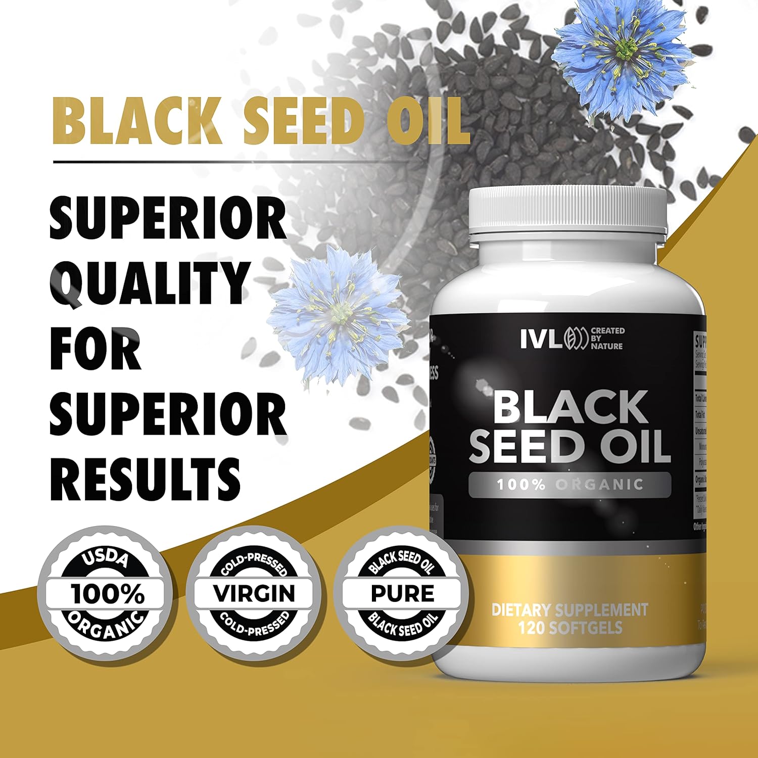 organic-black-seed-oil-softgel-capsules---120-count-1000mg---cold-pressed-nigella-sativa-seed-oil---omega-3-6-9-antioxidants-thymoquinone---liquid-capsules-5