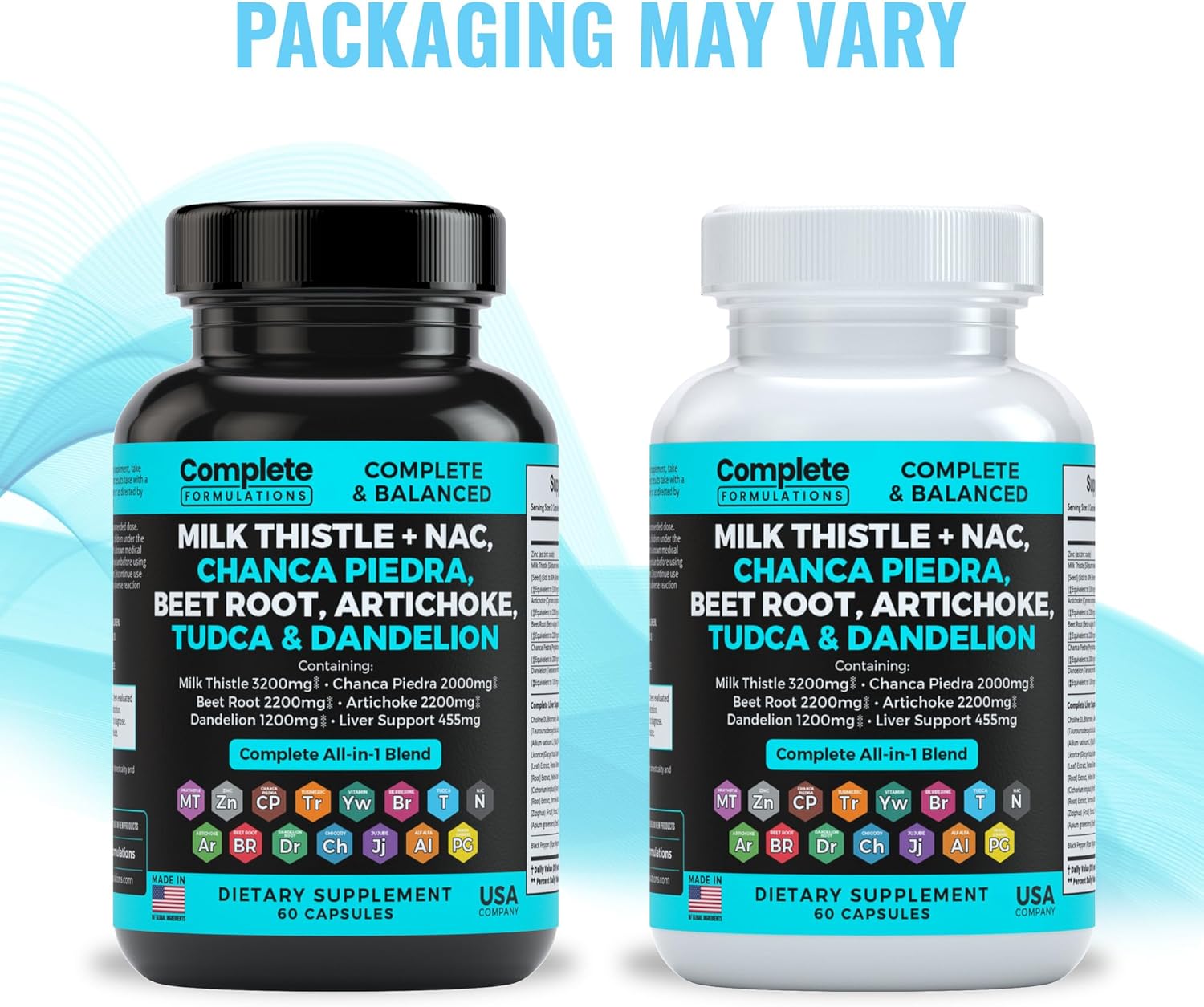 Liver Support Supplement with Milk Thistle, NAC, Dandelion Root, Beet Root, Artichoke, Chanca Piedra, TUDCA | 60 Capsules - Espot.com.au