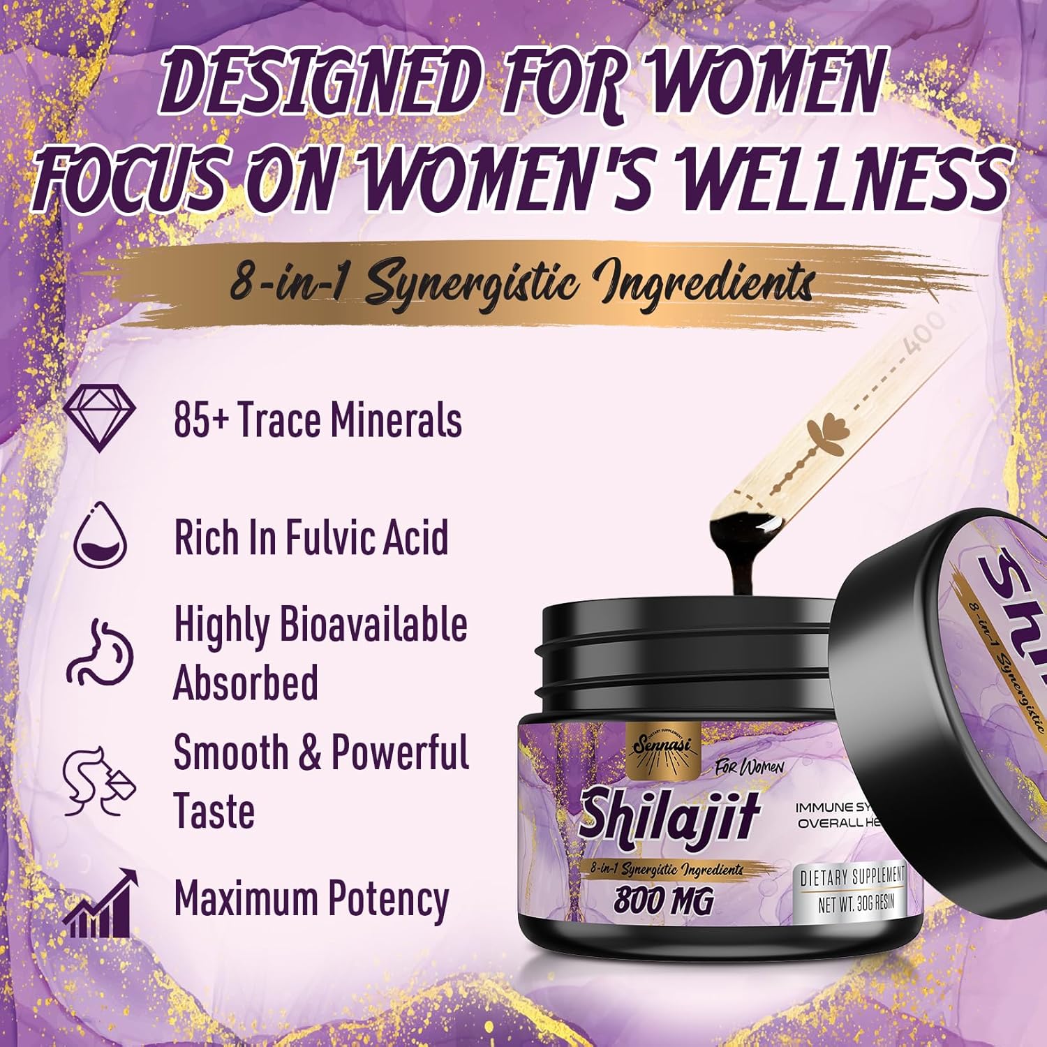 organic-800mg-shilajit-resin-supplement-with-85-trace-minerals---maximum-potency-gold-grade-for-women---boost-energy-immunity---30g-5