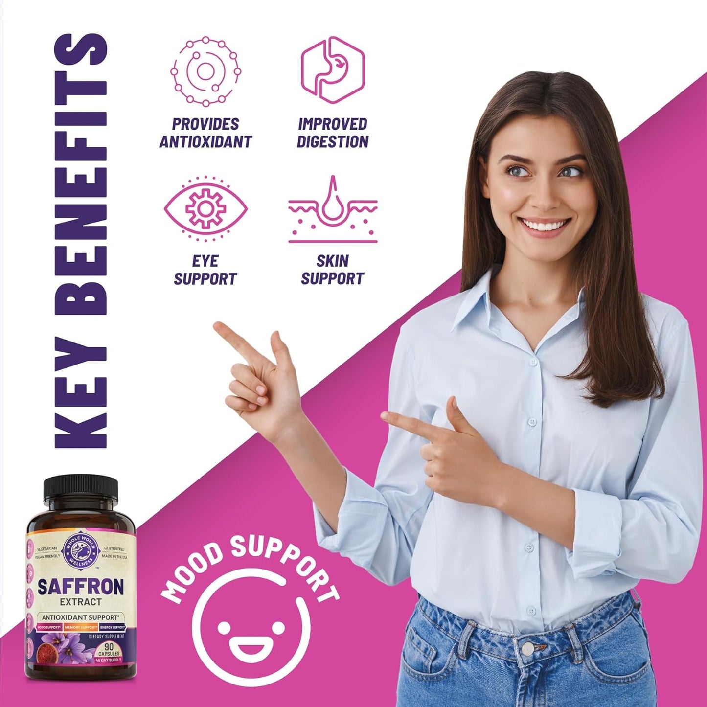 Liver Cleanse Detox & Repair Formula with Pure Saffron Extract Bundle - Supports Liver Health, Energy Boost, Mood, Metabolic Function - USA Made - One Bottle Each - Espot.com.au