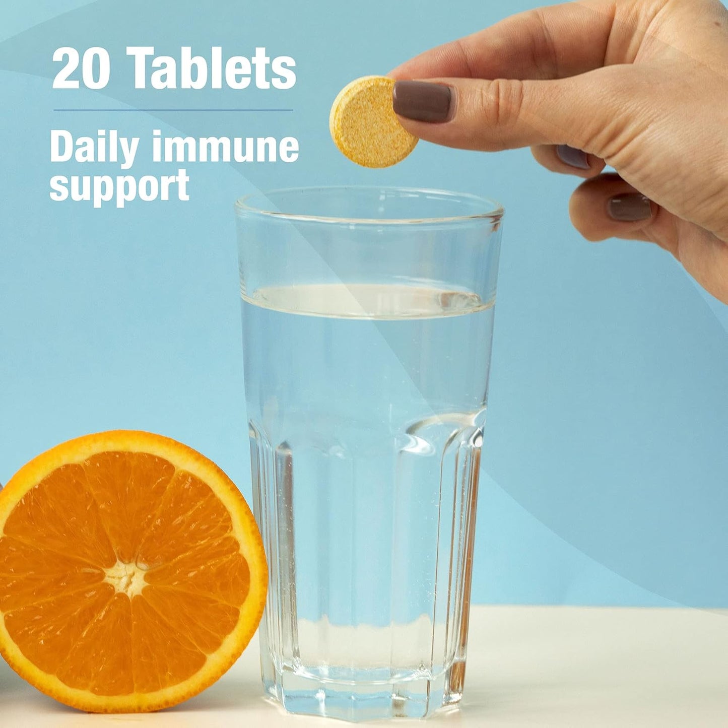 orzax-1000mg-vitamin-c-effervescent-tablets---sugar-gluten-gmo-free---immune-antioxidant-support---orange-flavored---20-tablets-7