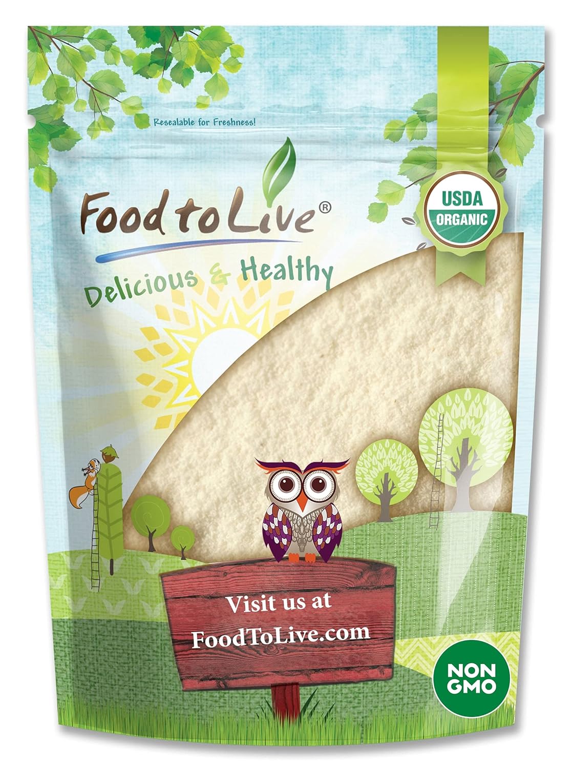 Organic Lemon Powder 8 oz - Non-GMO, Unsulfured, Raw Dried Citrus Fruit, Vegan, Bulk, Ideal for Baking, Juices, Smoothies, Yogurts - Contains Maltodextrin, No Sulphites - Espot.com.au